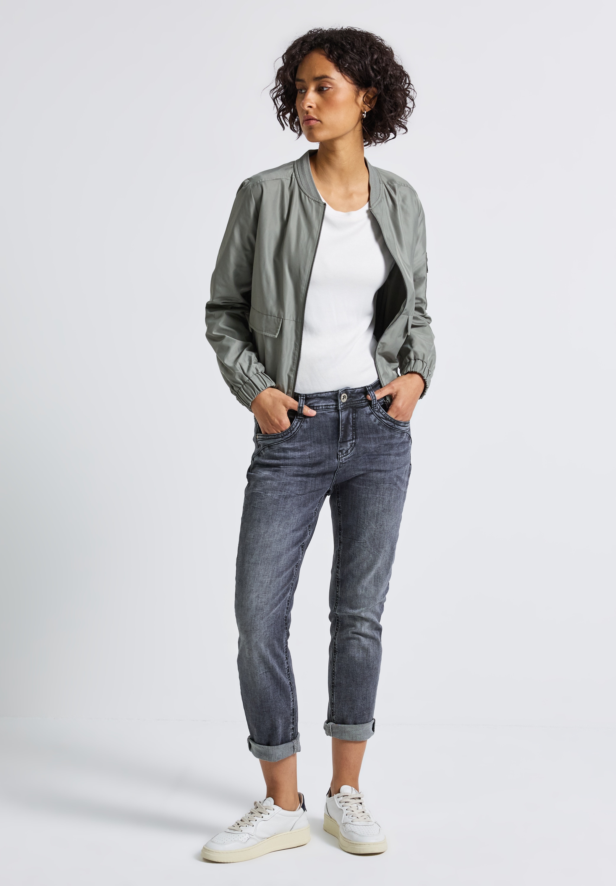 STREET ONE Loose-fit-Jeans, Middle Waist