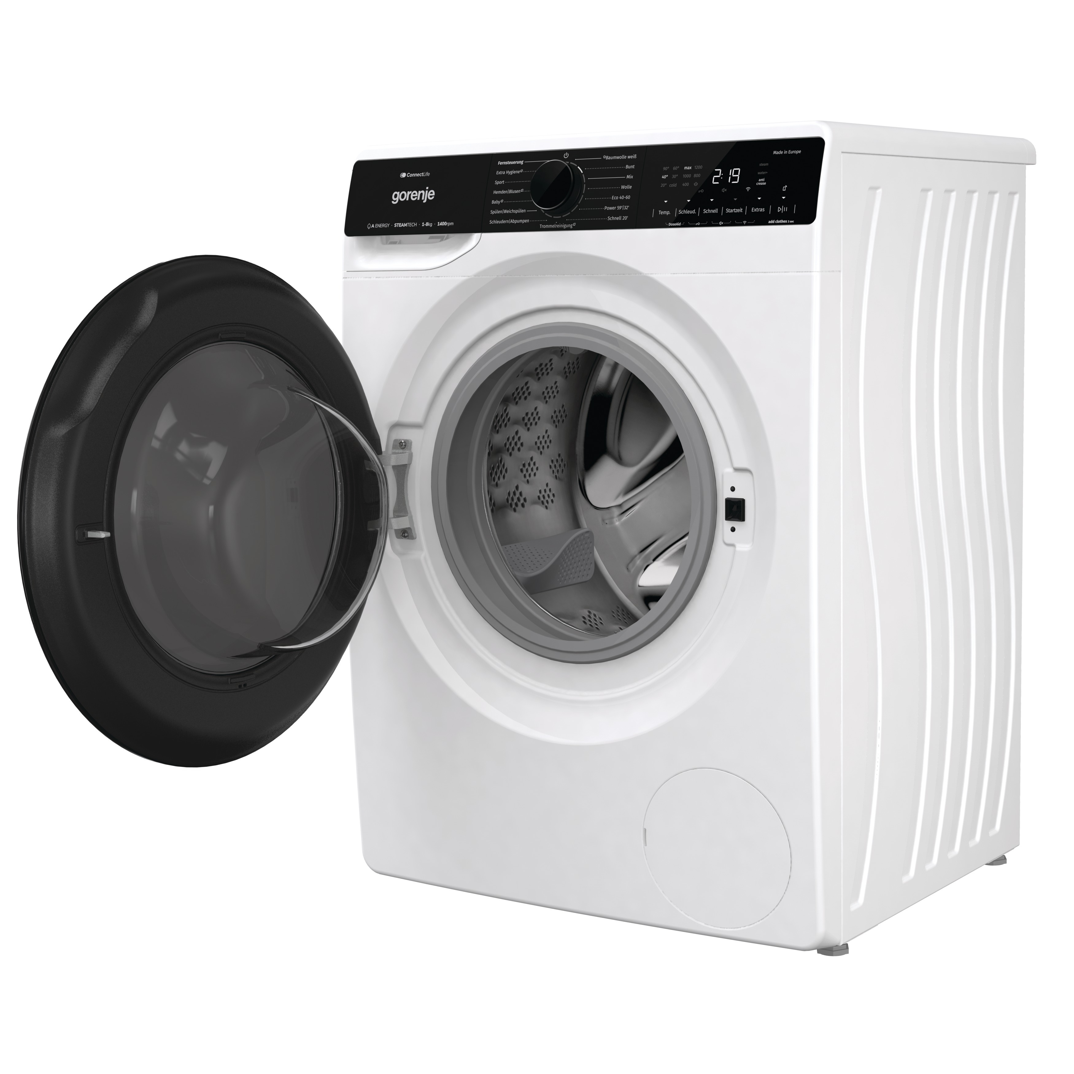 Thumbnail - GORENJE Waschmaschine "WPNA84A2TS", 8 kg, 1400 U/min, Energieklasse A-20%