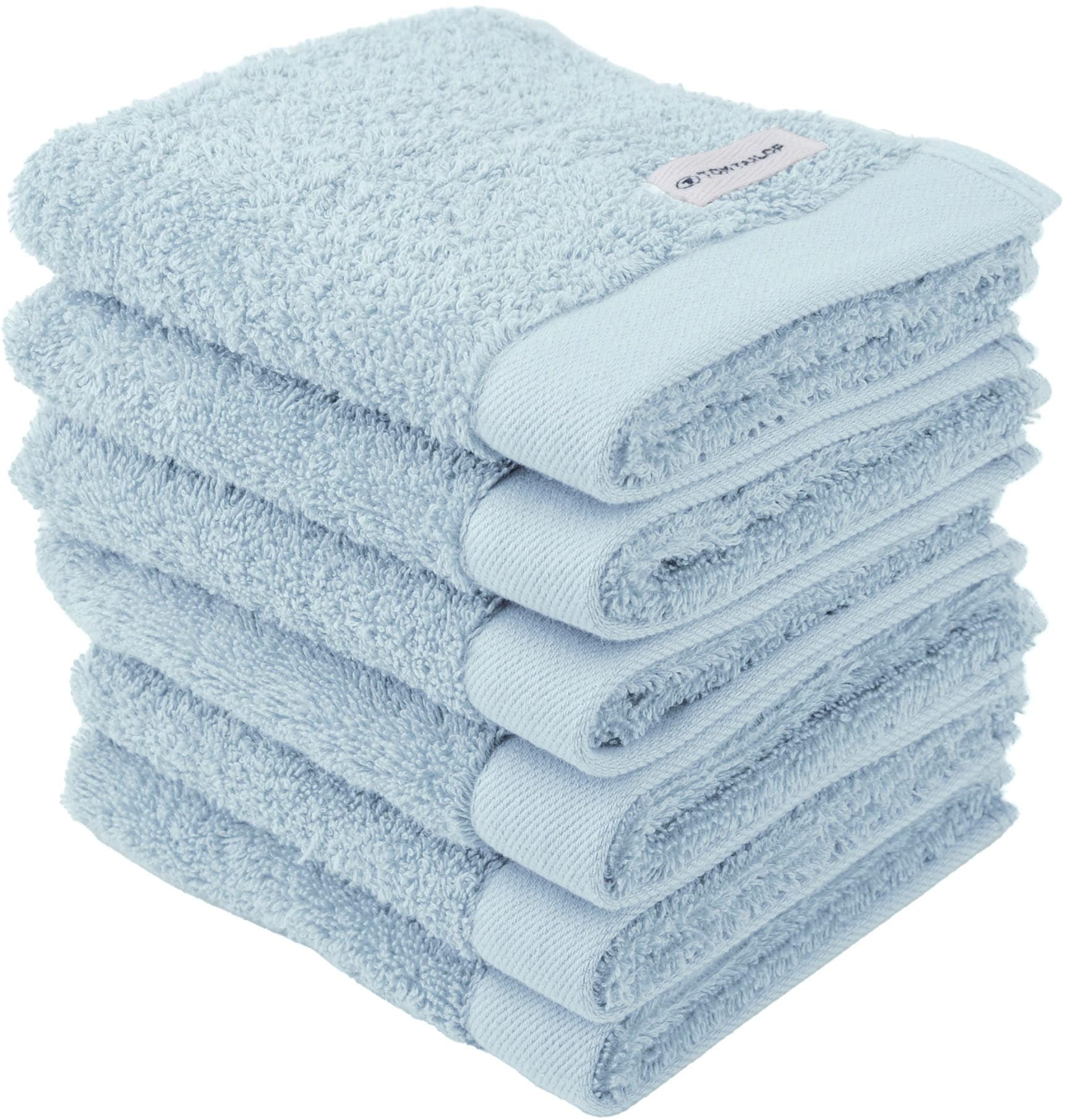 TOM TAILOR HOME Gästehandtuch "COLOR BATH" 100% Baumwolle, 30x50 cm, uni, große Farbauswahl