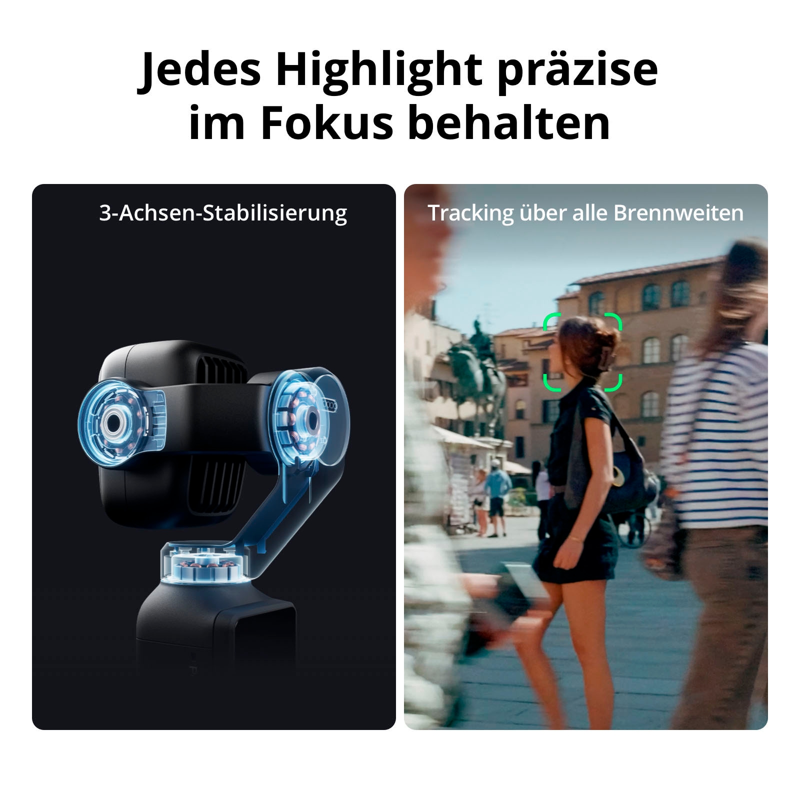 DJI Kompaktkamera »Osmo Pocket 4P Standard Combo« , 37 , 3 fach fach x opt. Zoom , Bluetooth | WLAN