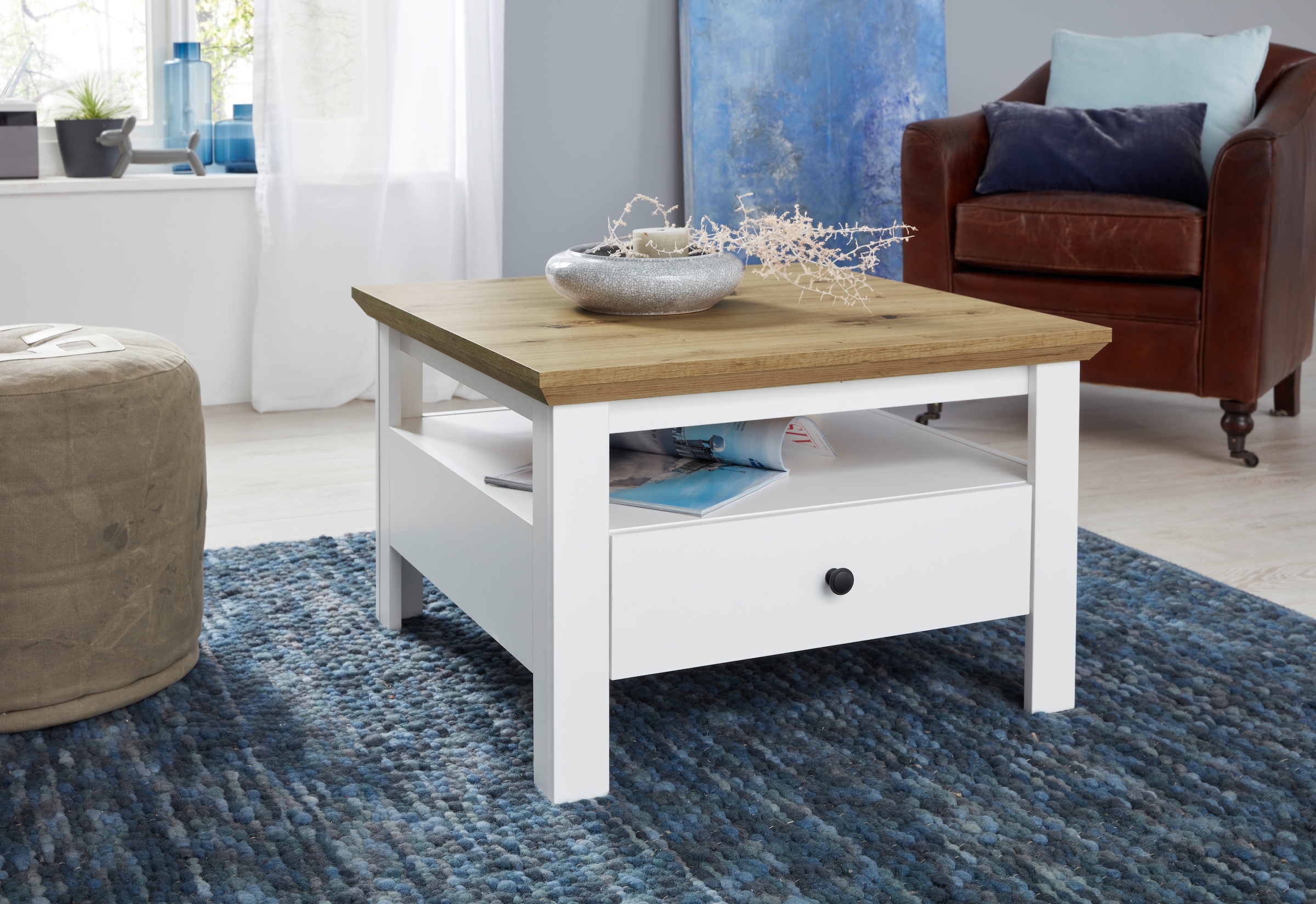 INOSIGN Couchtisch "Ulm", Couchtisch mit Schublade & offenem Fach - (B/T/H) günstig online kaufen