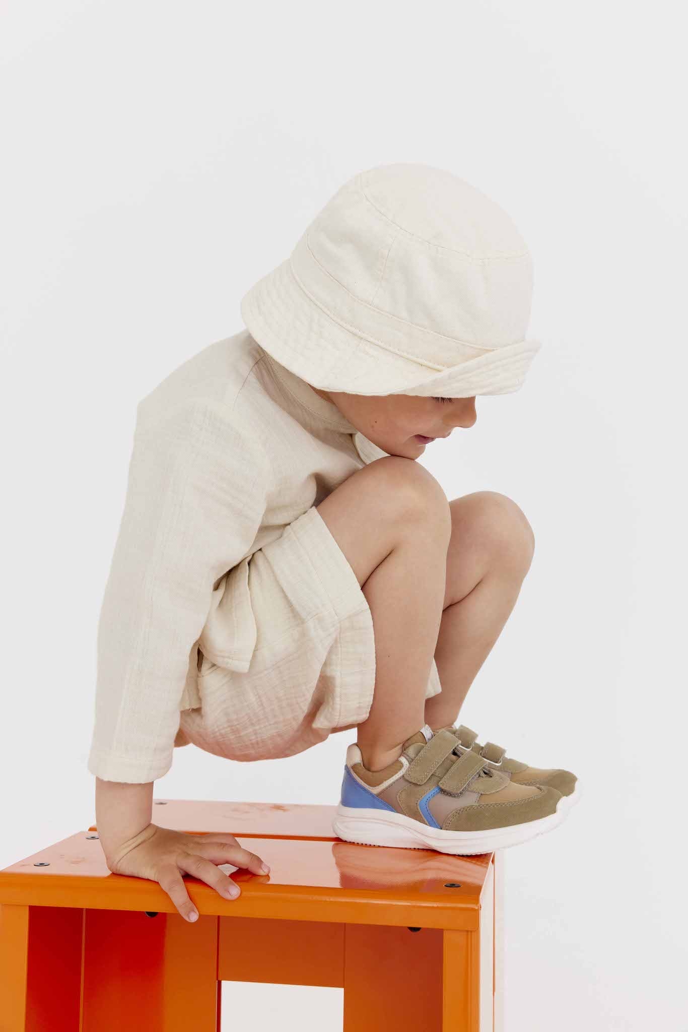 Bisgaard Sneaker »yuki Weite: normal«, Freizeitschuh mit Lederfutter, Größenschablone zum Download