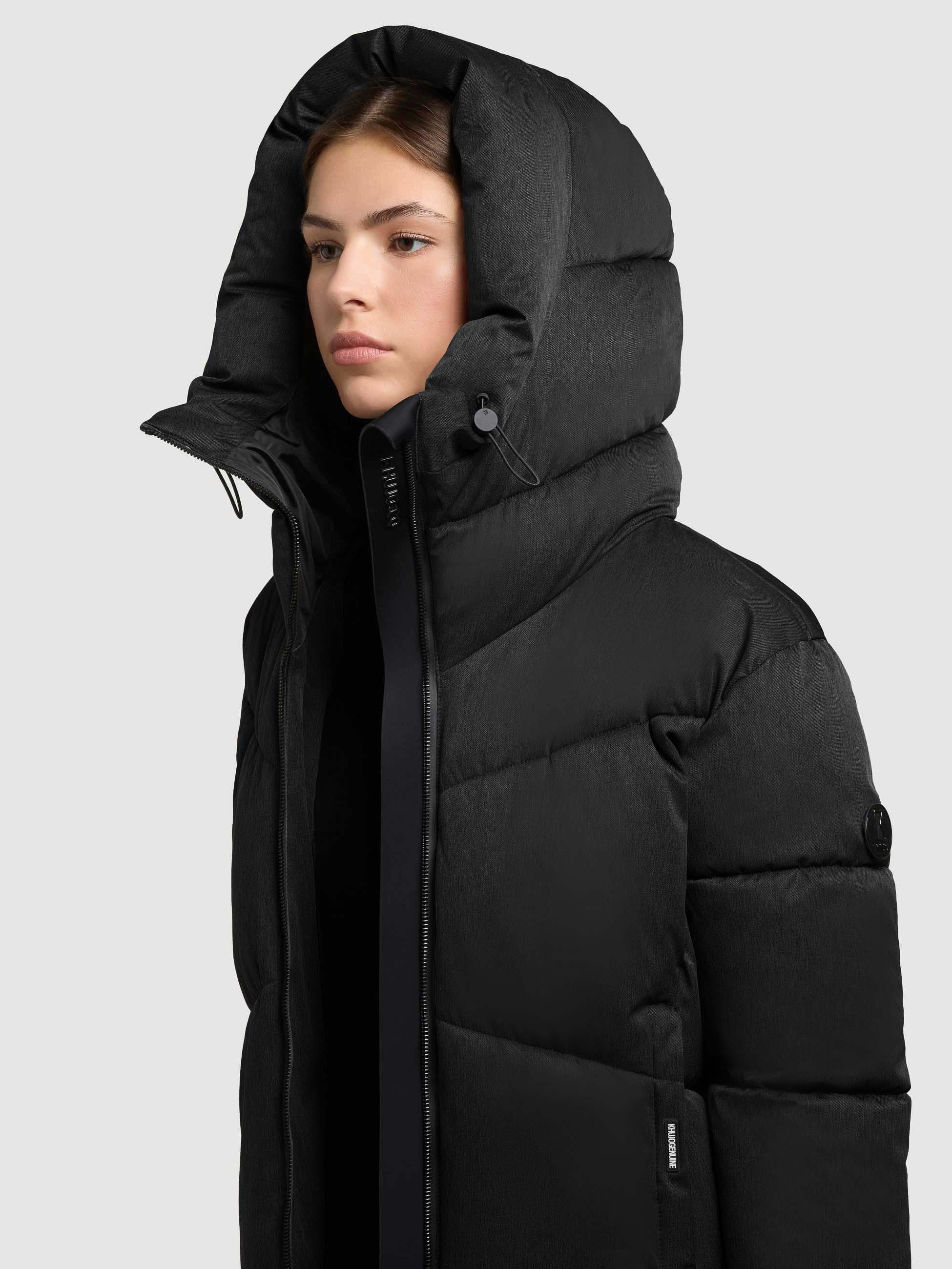 KHUJO Milly Women's Winter Jacket Black XL 3