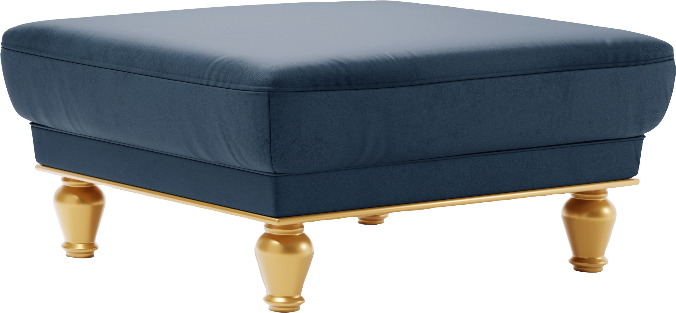sit&more Polsterhocker »Orient 5«, goldfarbene Füße