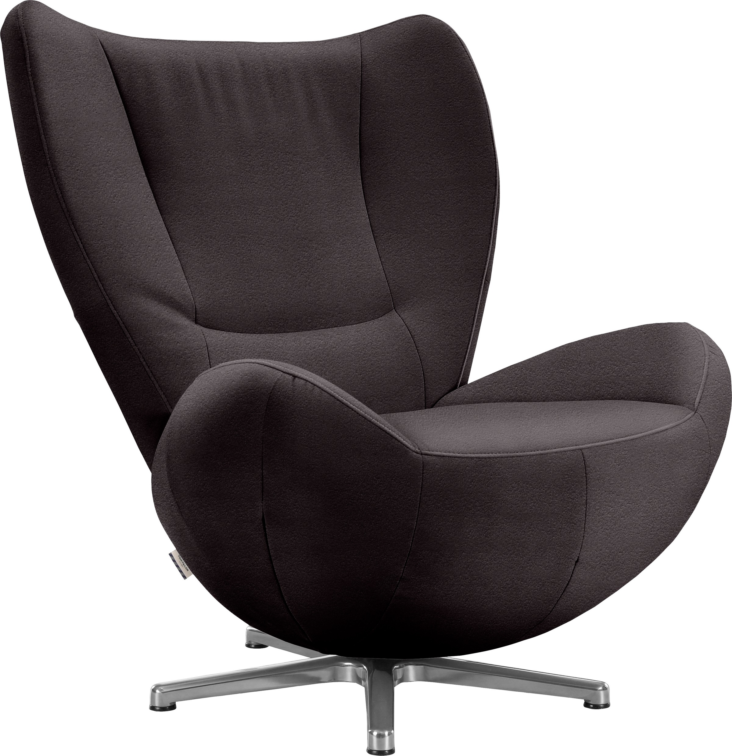 TOM TAILOR HOME Loungesessel PURE«, mit Chrom Metall-Drehfuß BAUR in »TOM 