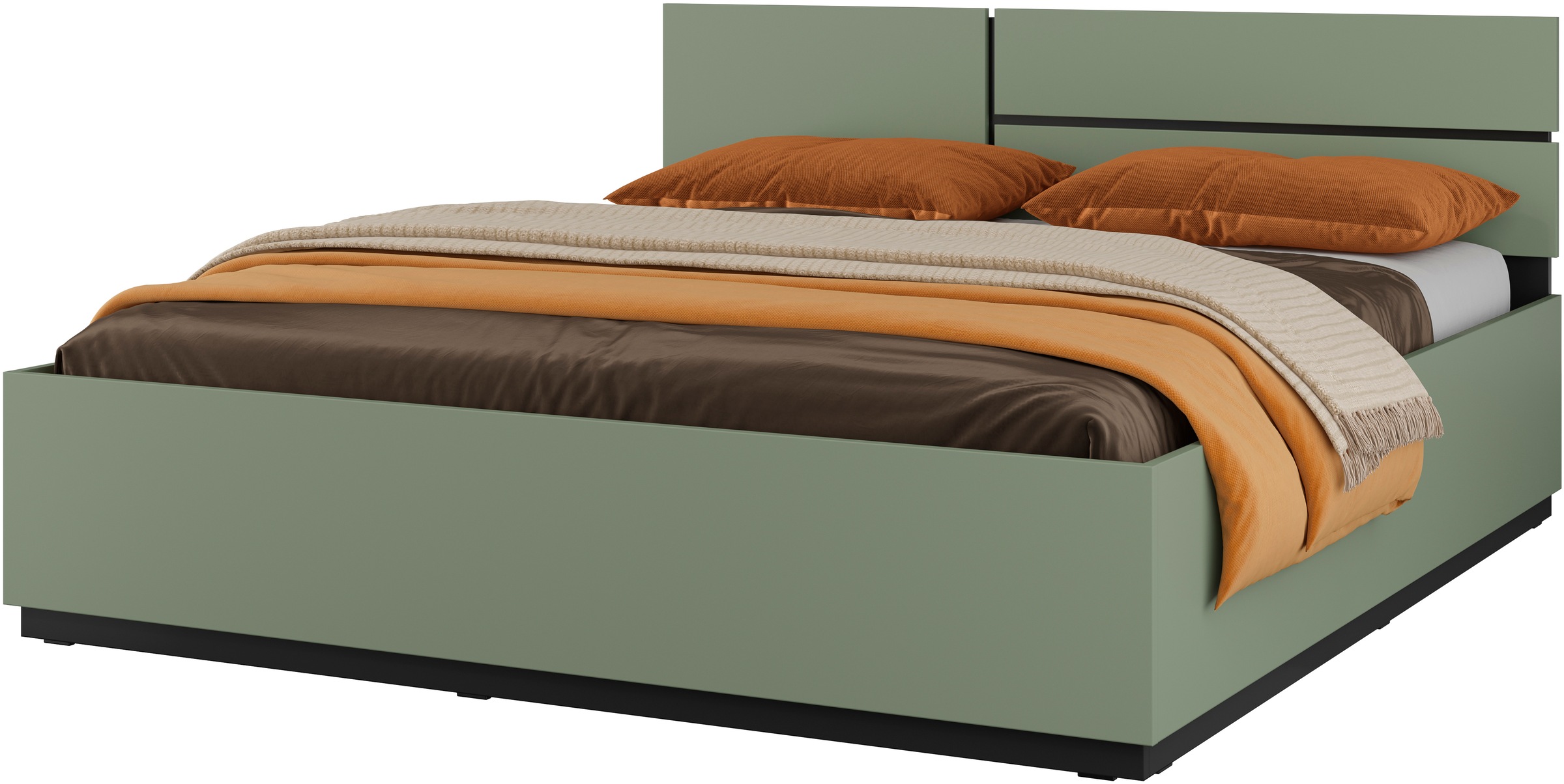 Home affaire Bettgestell "Cross, moderner Bettrahmen", Doppelbett in zwei G günstig online kaufen