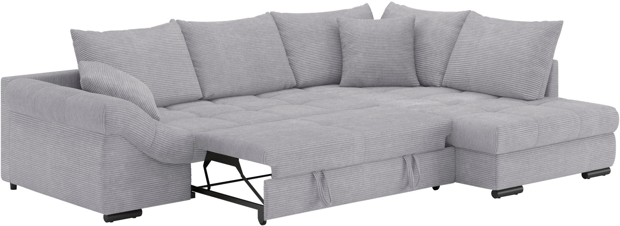 Mr. Couch Ecksofa »Allegro DuraFlex, L-Form«, Hochschläfer-Bettauszug, Kaltschaumpolsterung, bis 140 kg belastbar