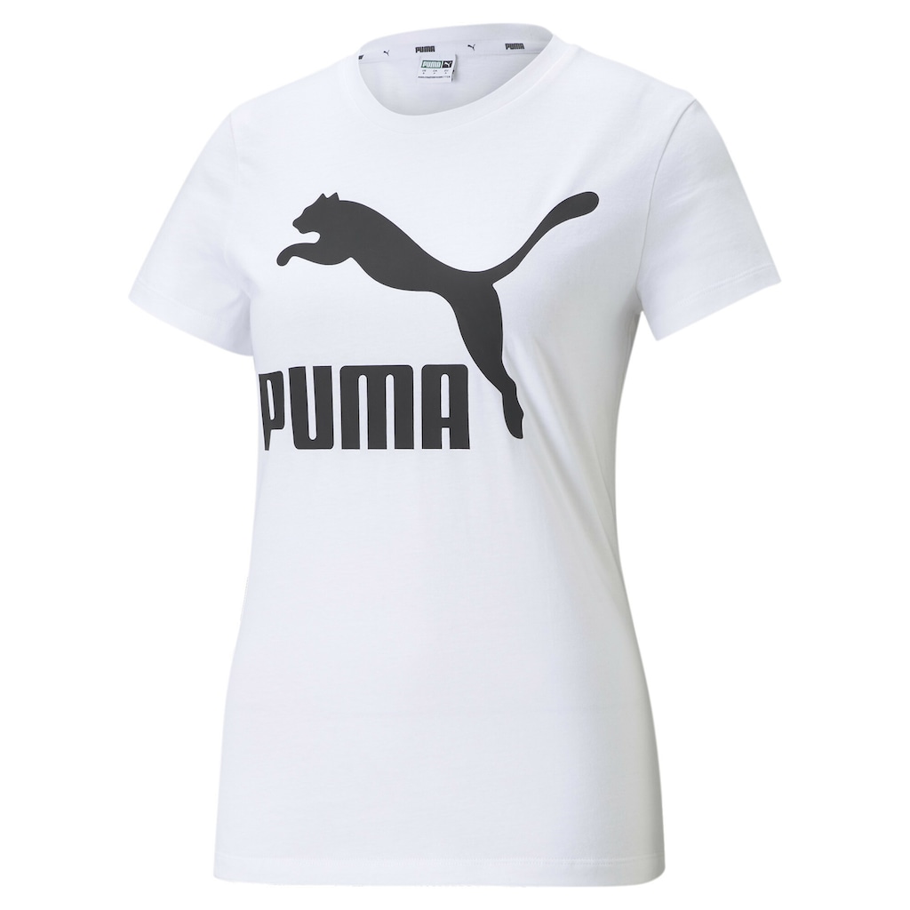 PUMA T-Shirt »Classics Logo T-Shirt Damen«