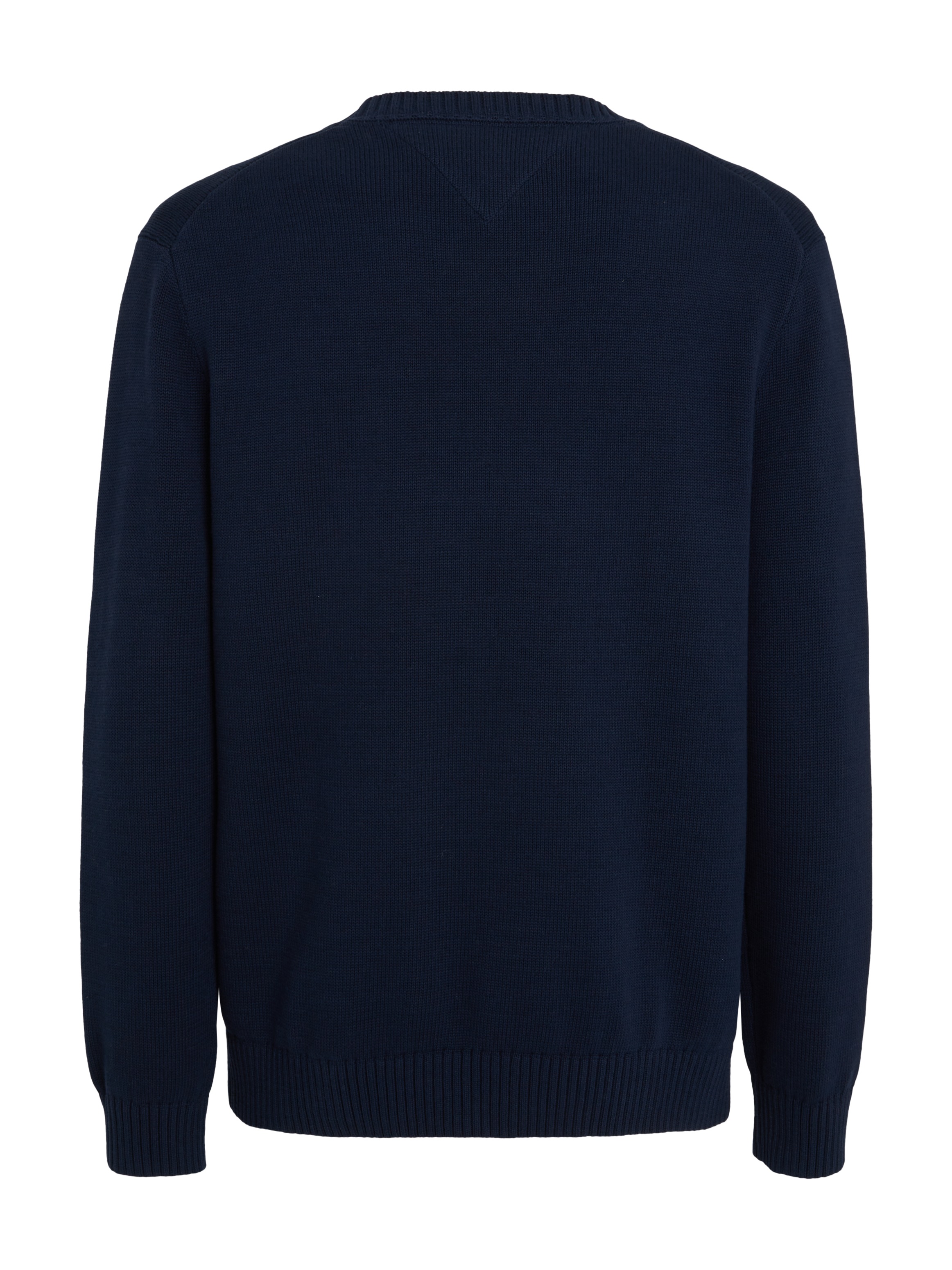 Tommy Jeans Strickpullover »TJM SLIM ESSNTLS C-NECK SWEATER«, mit Markenlogo auf der Brust