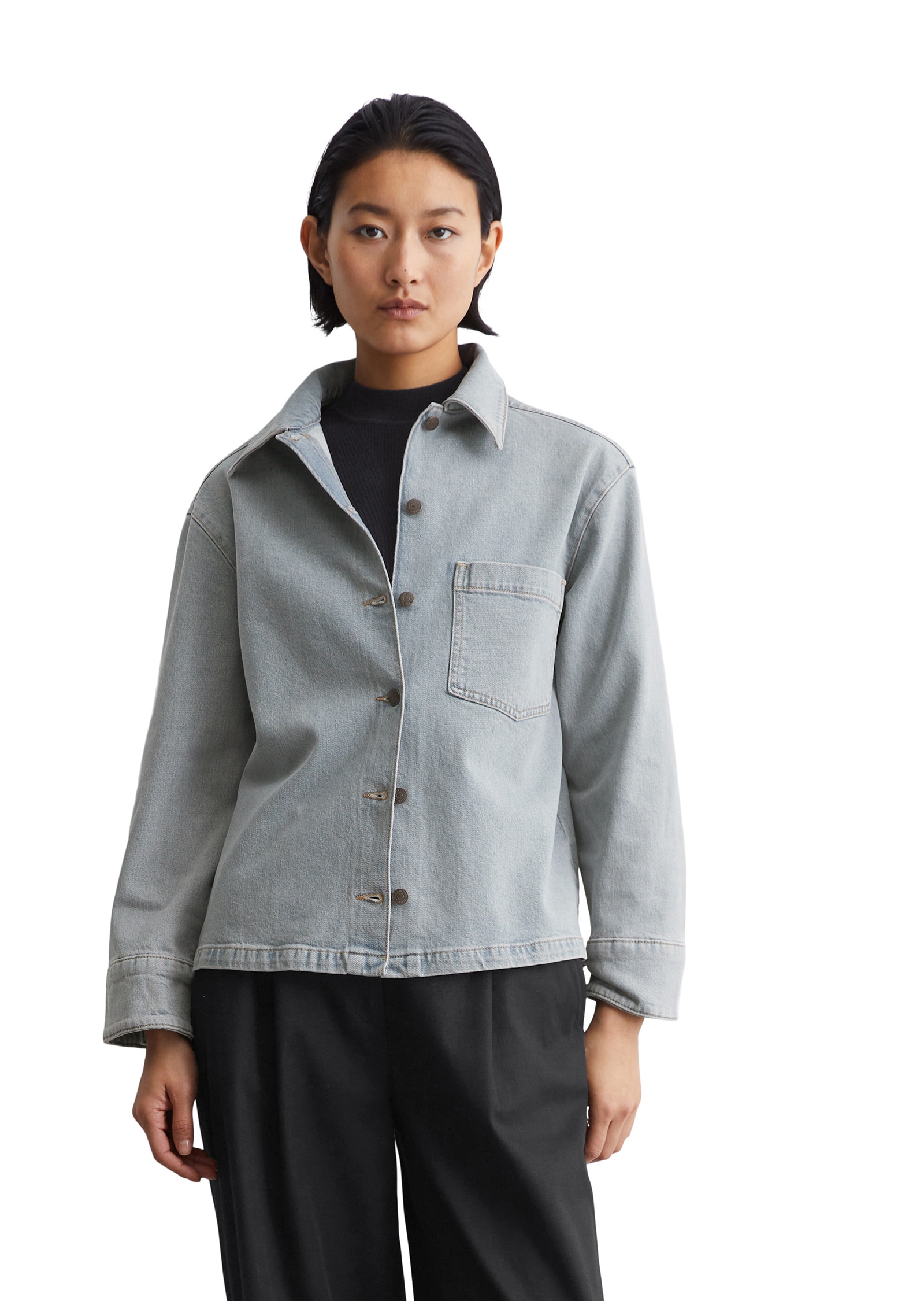 Marc O'Polo Jeansbluse »aus Organic-Cotton-Lyocell...