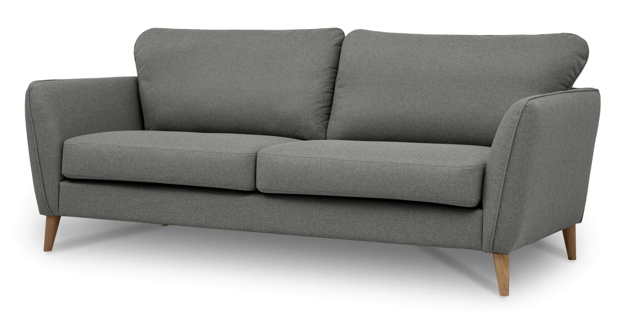 Home affaire 3-Sitzer »MARSEILLE Sofa 206 cm«, mit Massivholzbeinen aus Eiche, verschiedene Bezüge und Farbvarianten