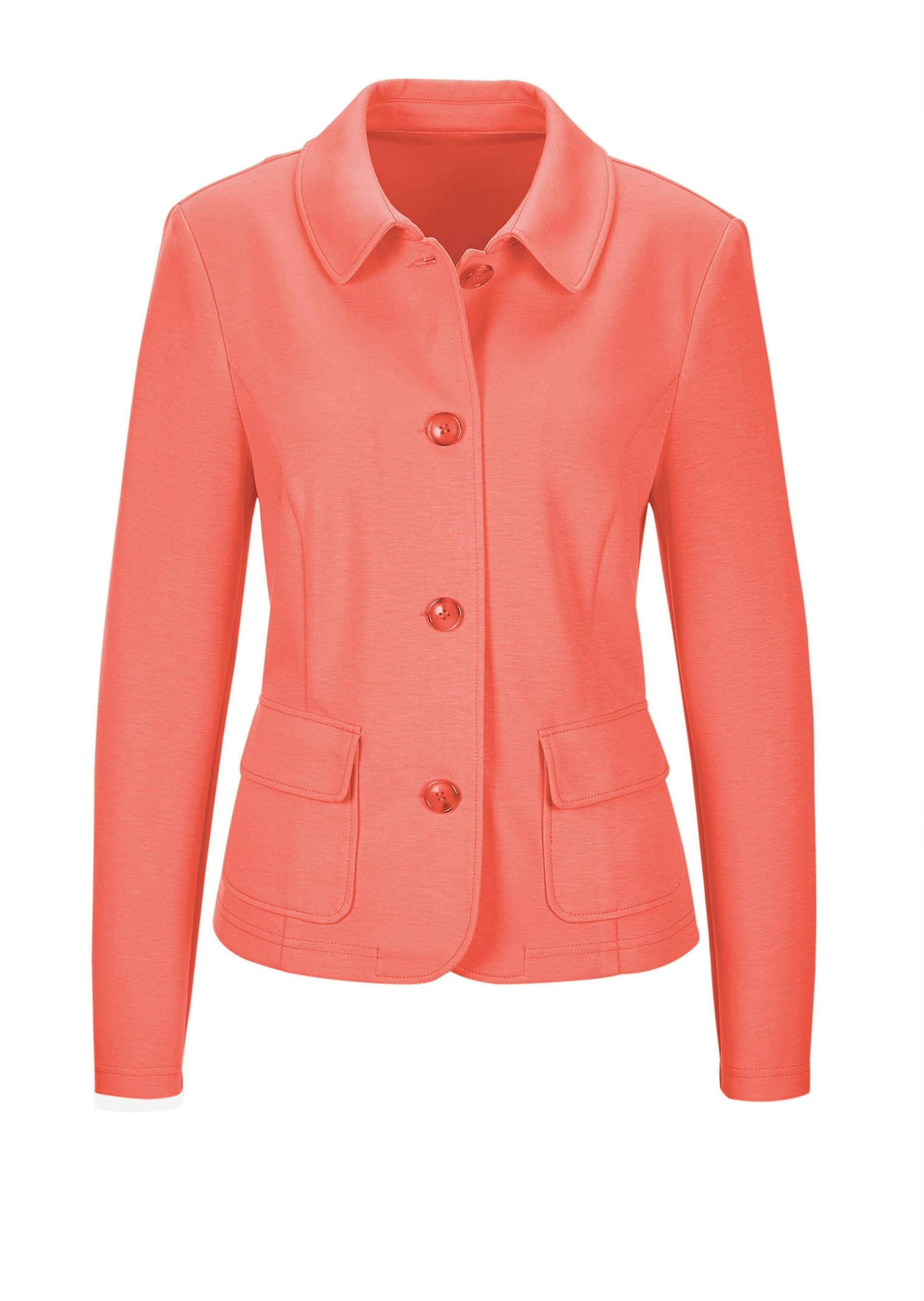 GOLDNER Kurzjacke "Kurzgröße Leichte Jacke mit Stehkragen in blau" mit Wien günstig online kaufen