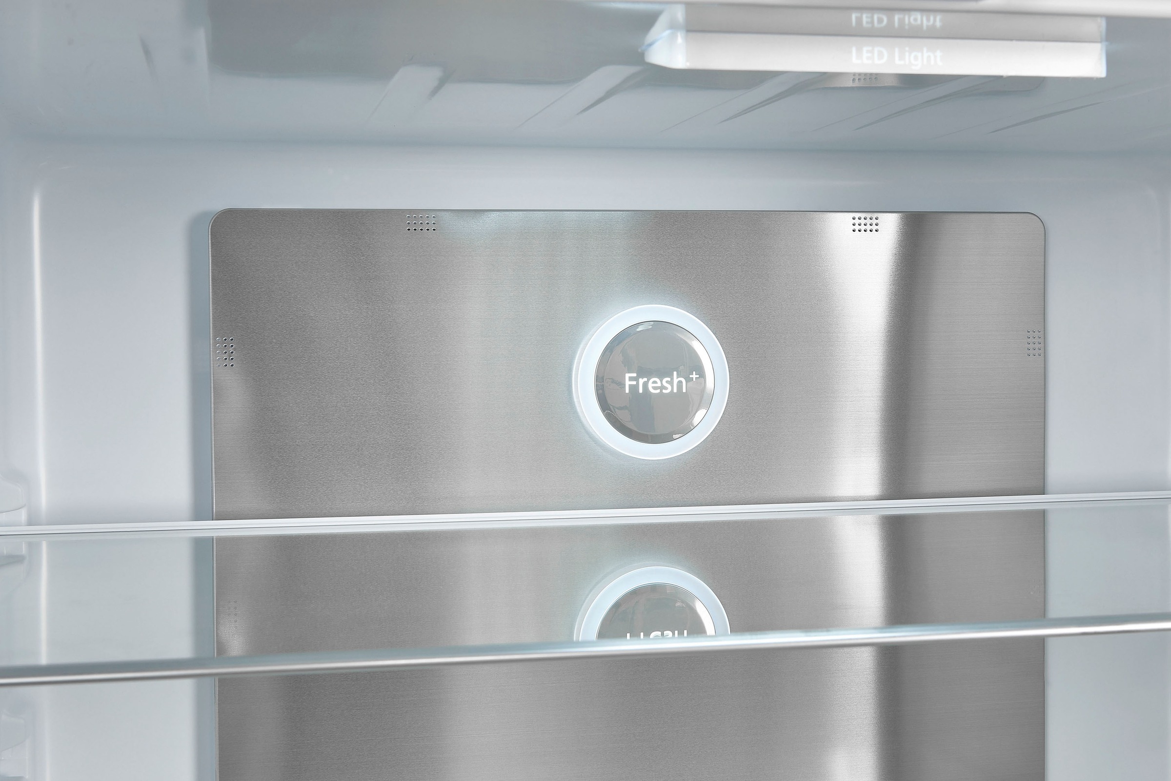exquisit Multi Door »MD430-100-WS-200E inoxlook«, 432 L Volumen, Total NoFrost, Schnellgefrieren, 4 Sterne