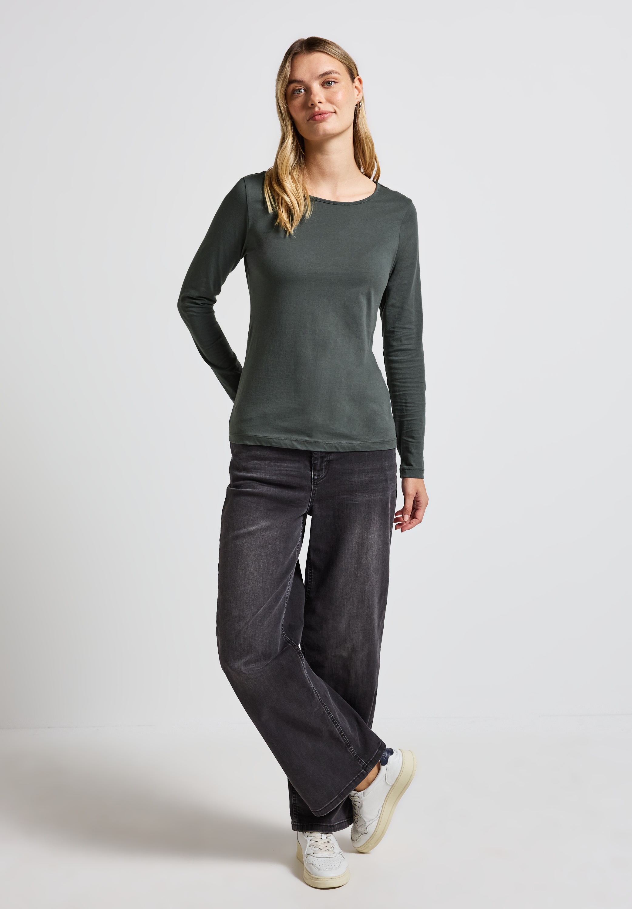 Thumbnail - STREET ONE Langarmshirt Basic