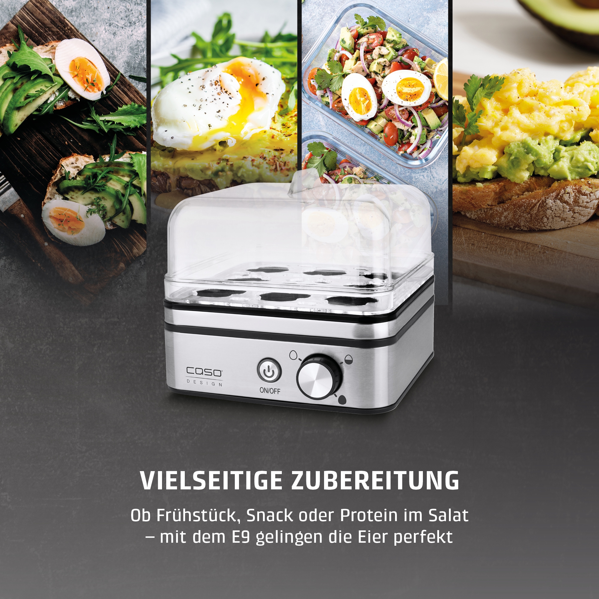 Caso Eierkocher »E9« für 8 Stk. Eier 400 W