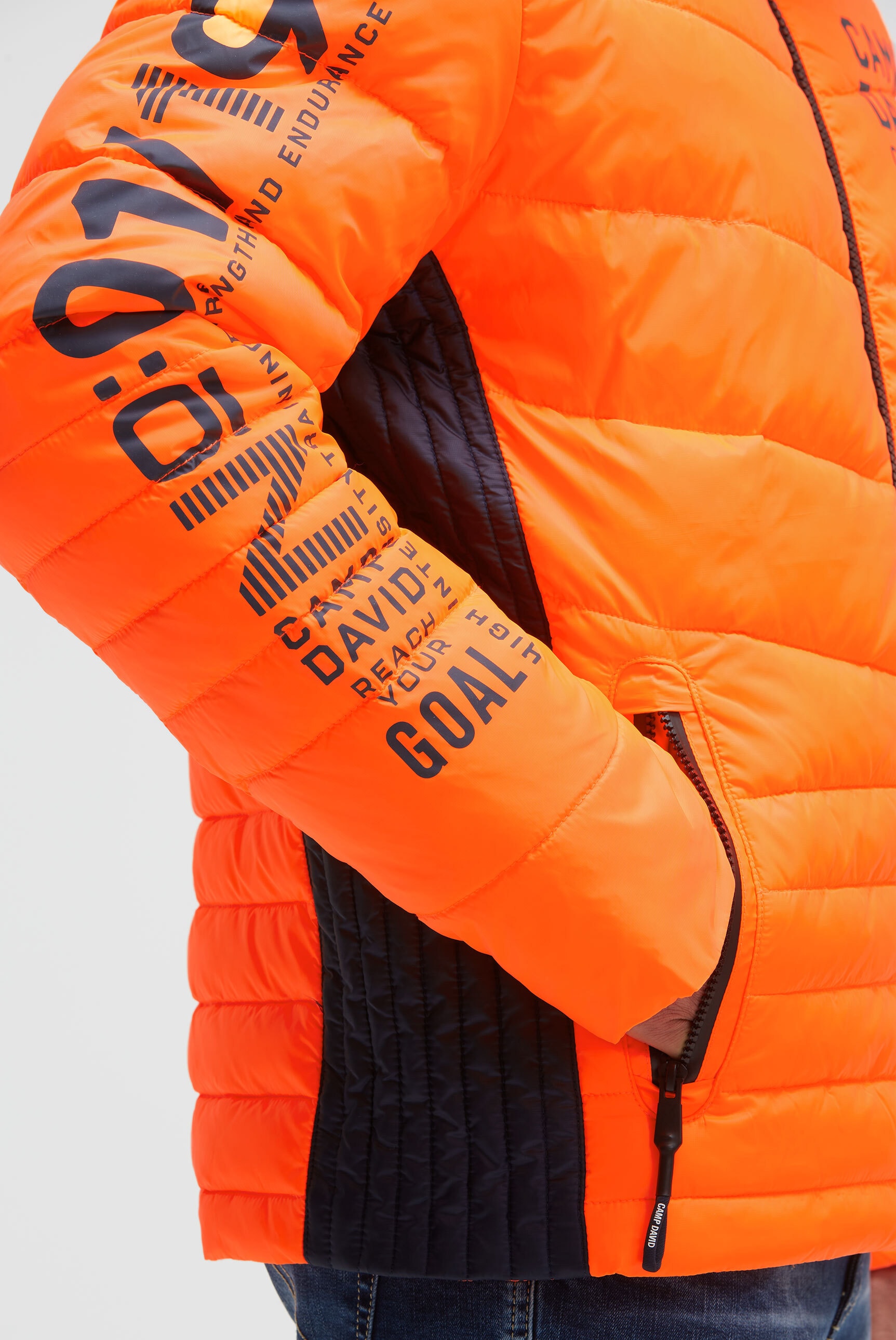 CAMP DAVID Winterjacke, mit Kapuze, mit abtrennbarer Kapuze
