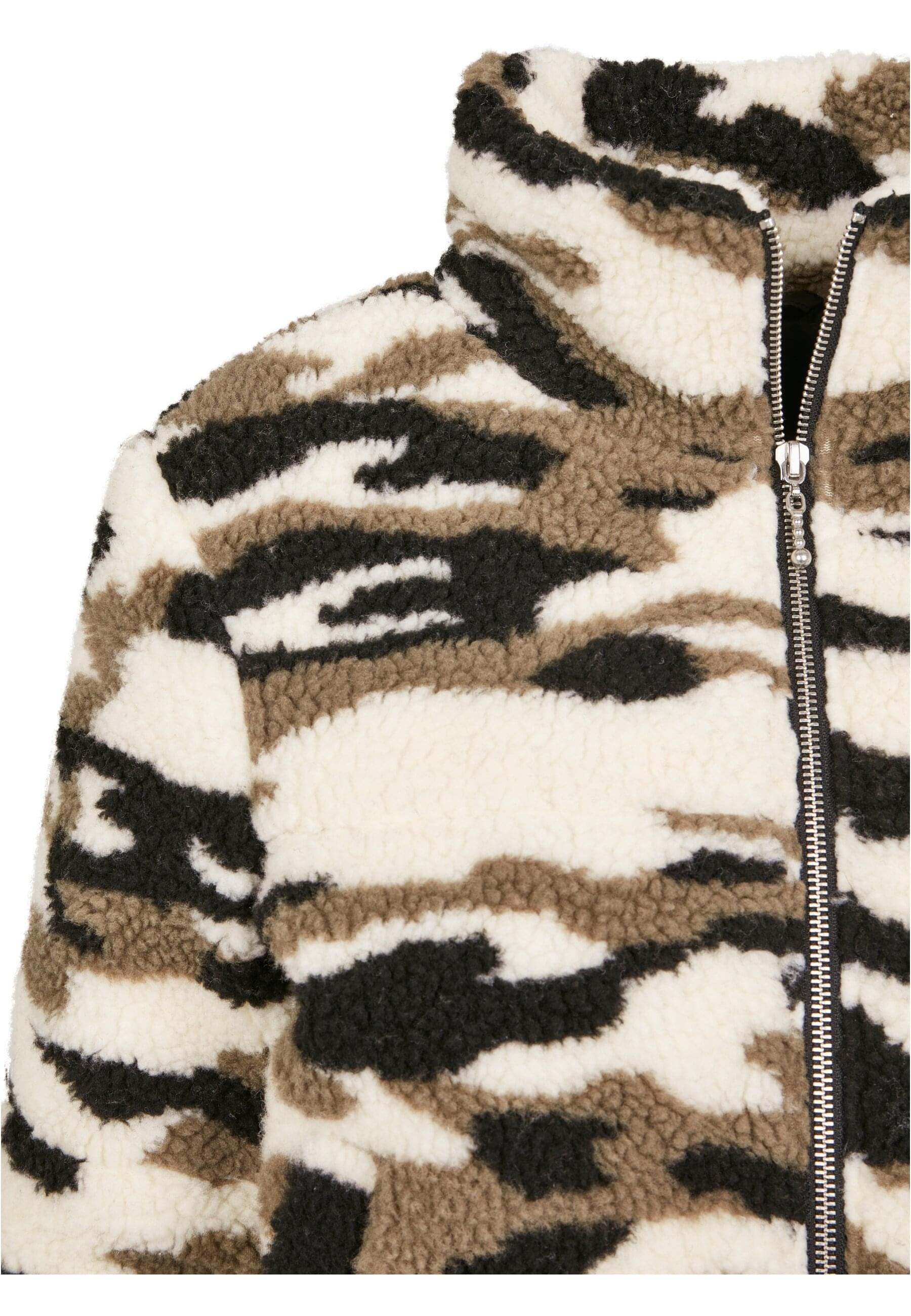 URBAN CLASSICS Winterjacke »Urban Classics Damen Ladies Camo Sherpa Jacket«, (1 St.), ohne Kapuze