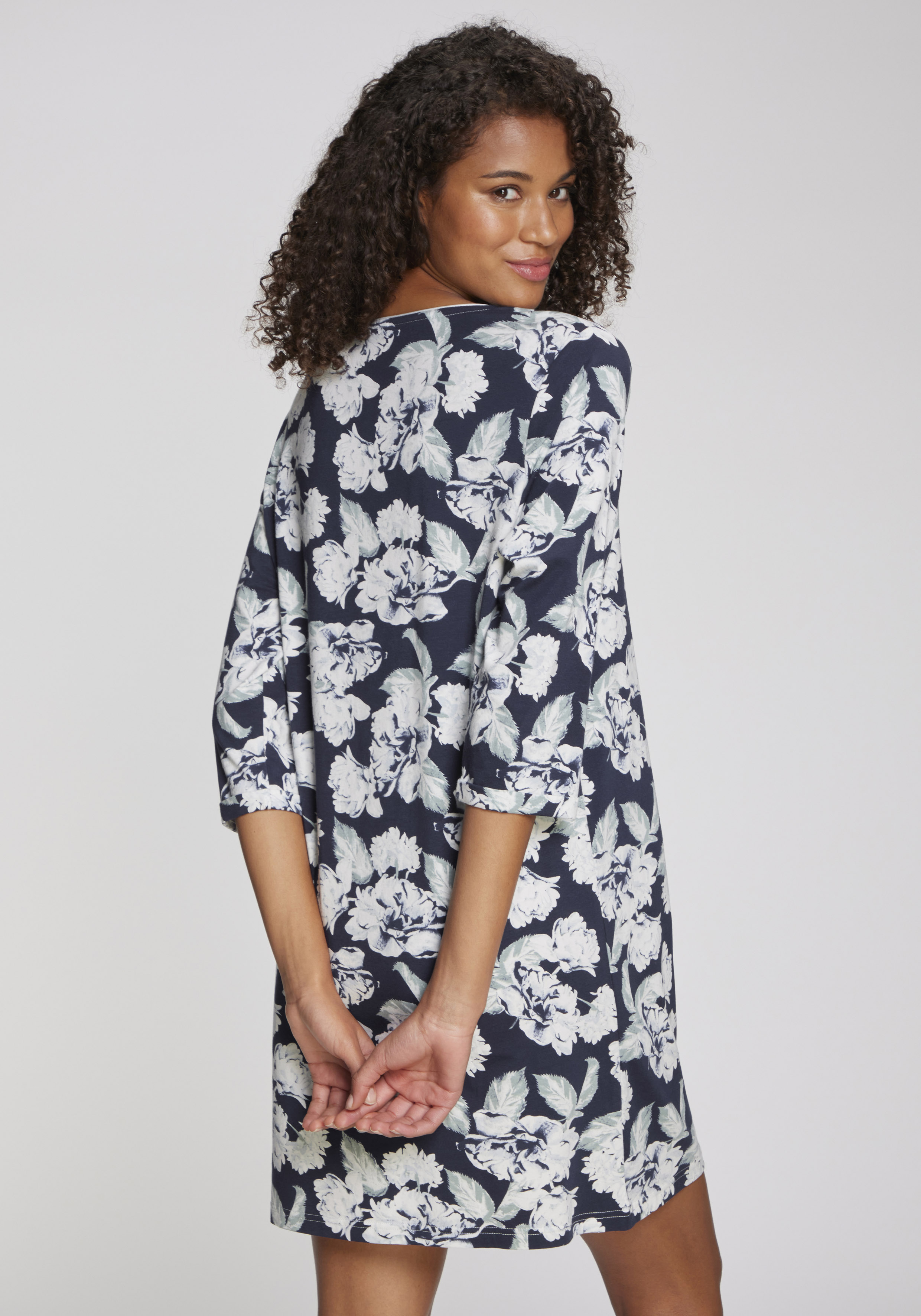 Thumbnail - LASCANA Nachthemd mit schönem Blumenmuster