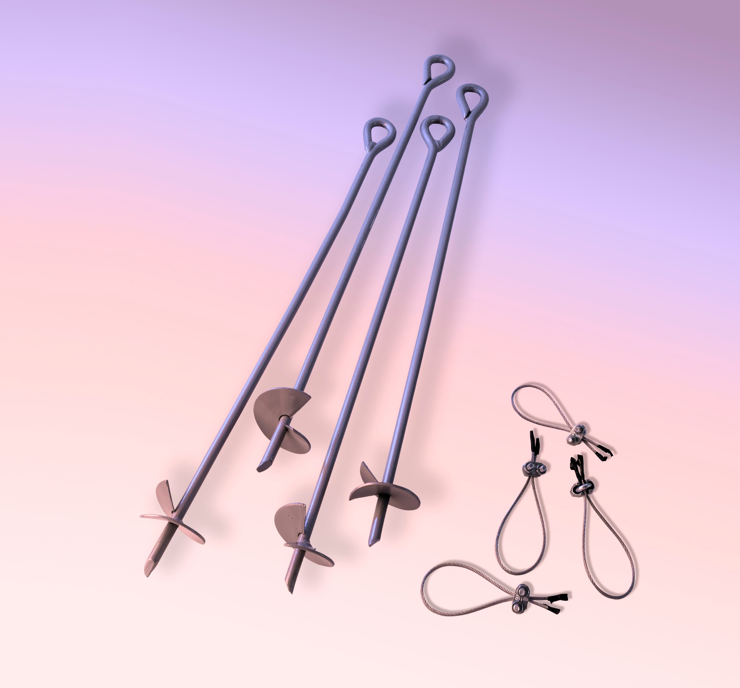 ShelterLogic Bodenanker 4 Sturmanker, Länge: 68,5 cm günstig online kaufen