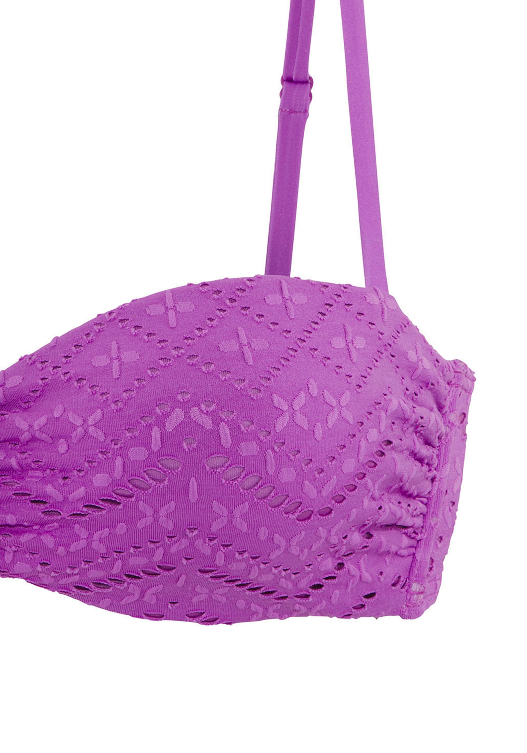 Thumbnail - LASCANA Bügel-Bandeau-Bikini-Top "Omara" mit Lochstickerei