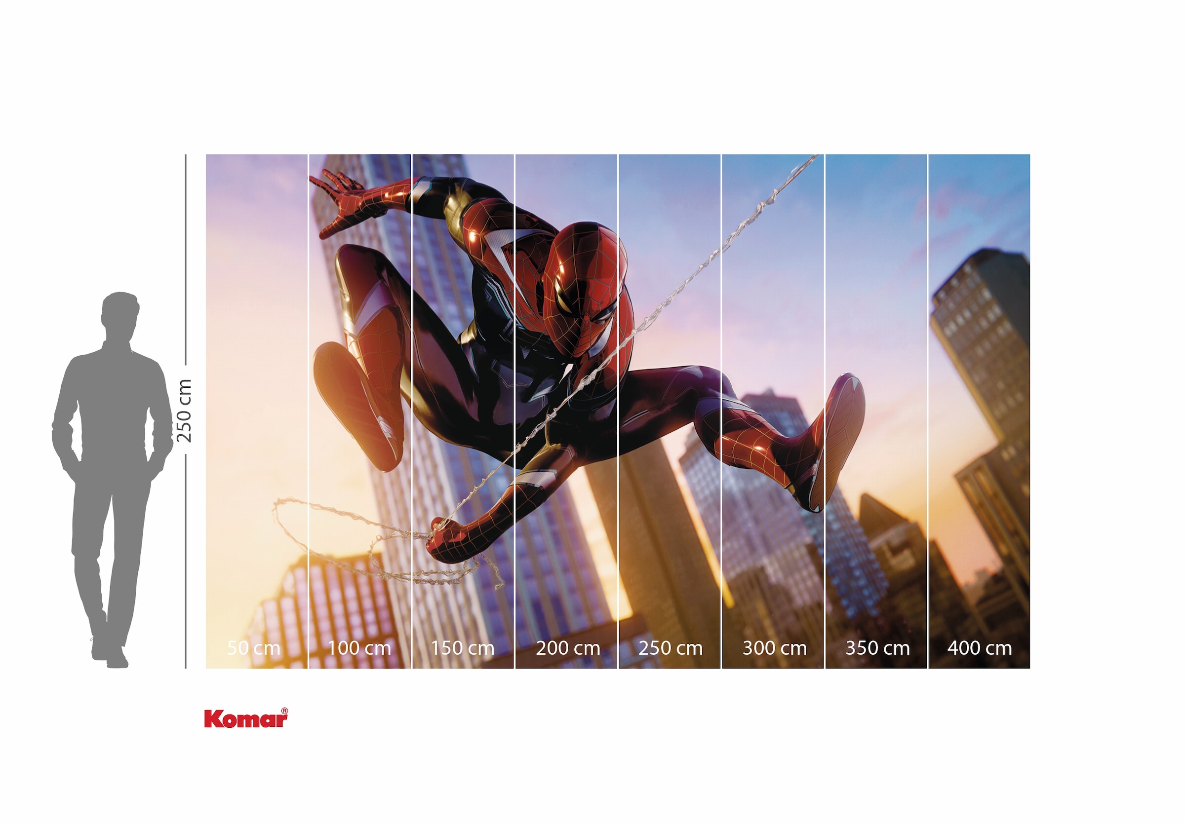 Komar Kindertapete »Marvel Spider-Man Huge Jump«, bedruckt
