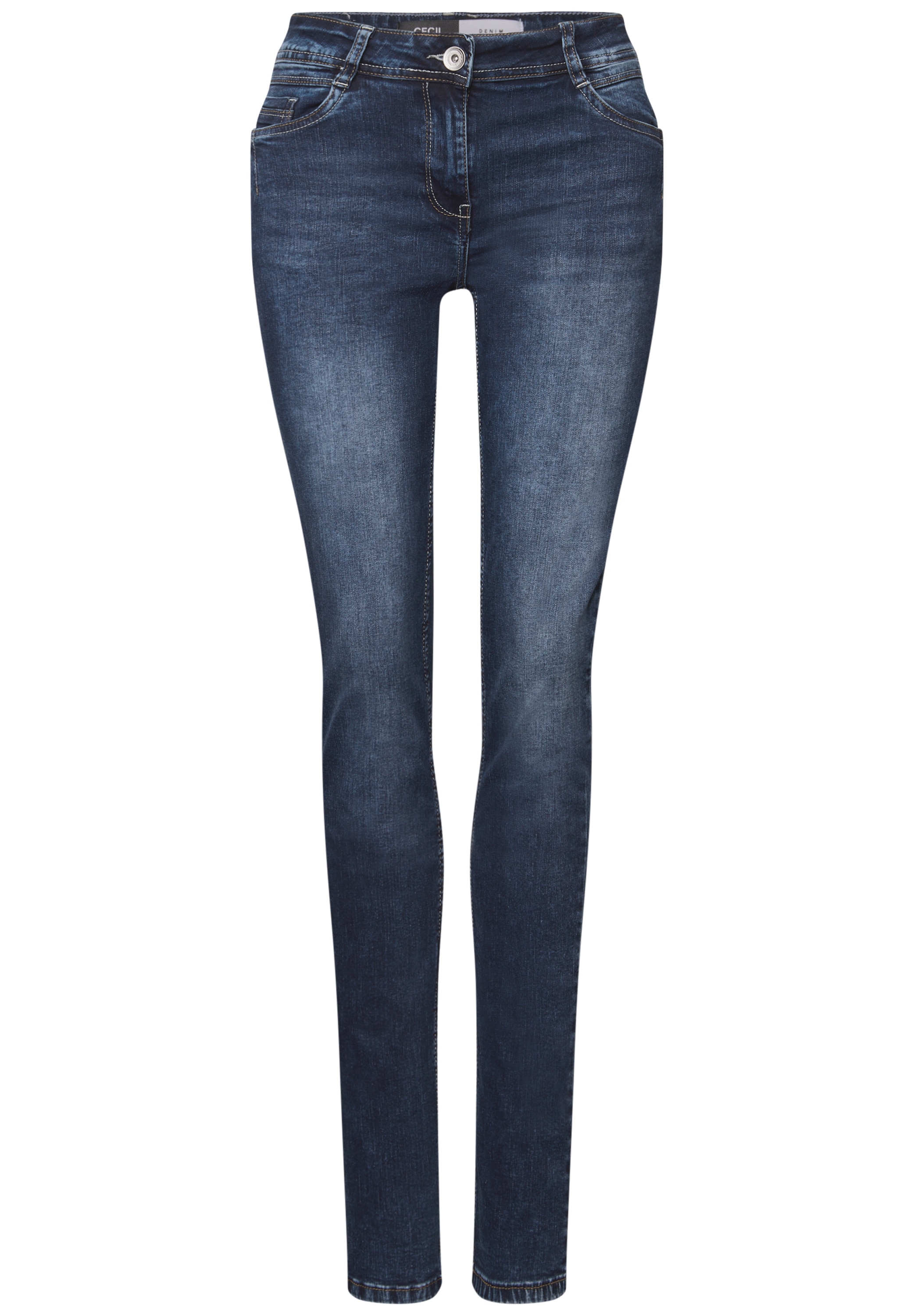 Cecil Comfort-fit-Jeans, Middle Waist