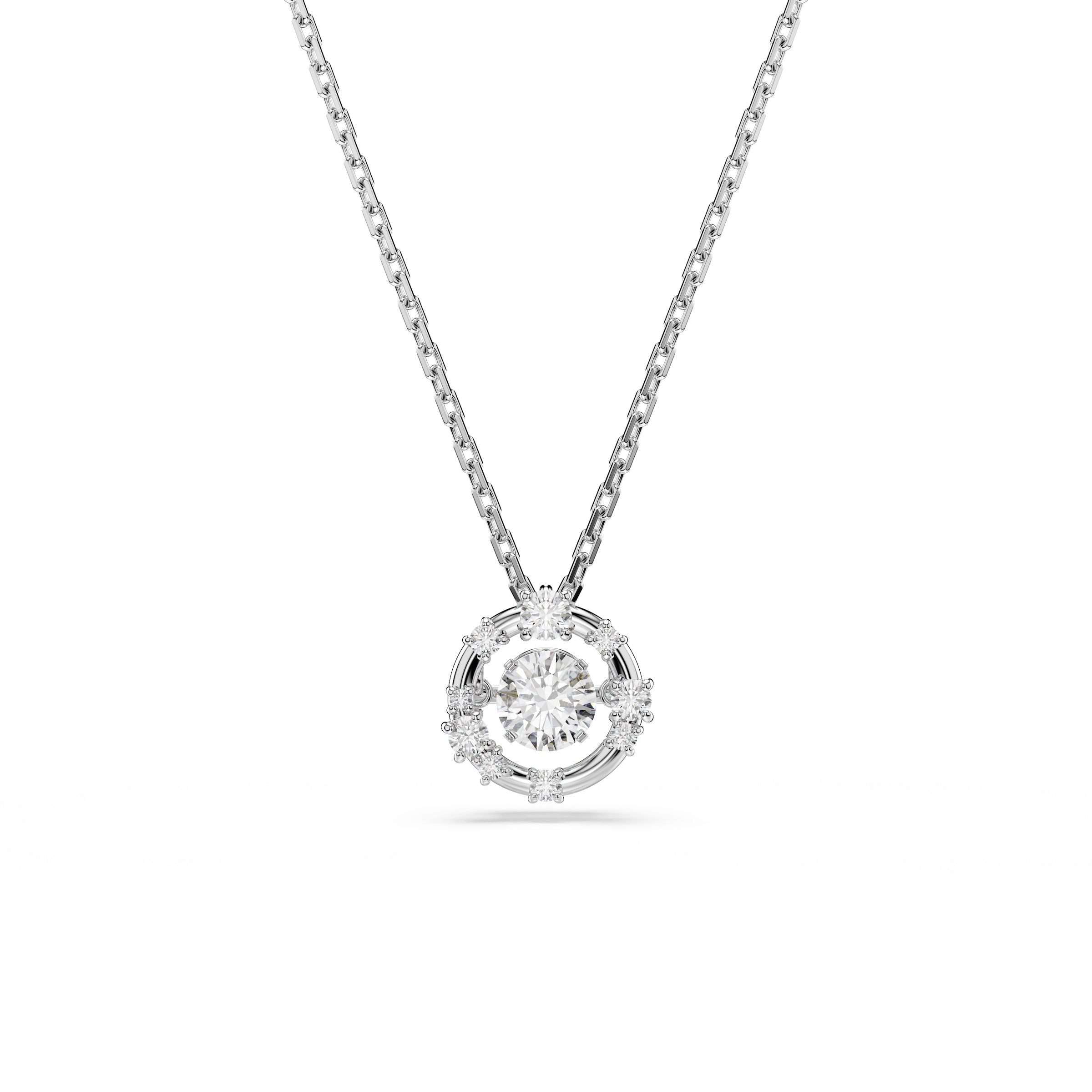 Swarovski Kette mit Anhänger »Schmuck Geschenk Constella Halskette« mit Swarovski® Kristall, Zirkonia (synth.)