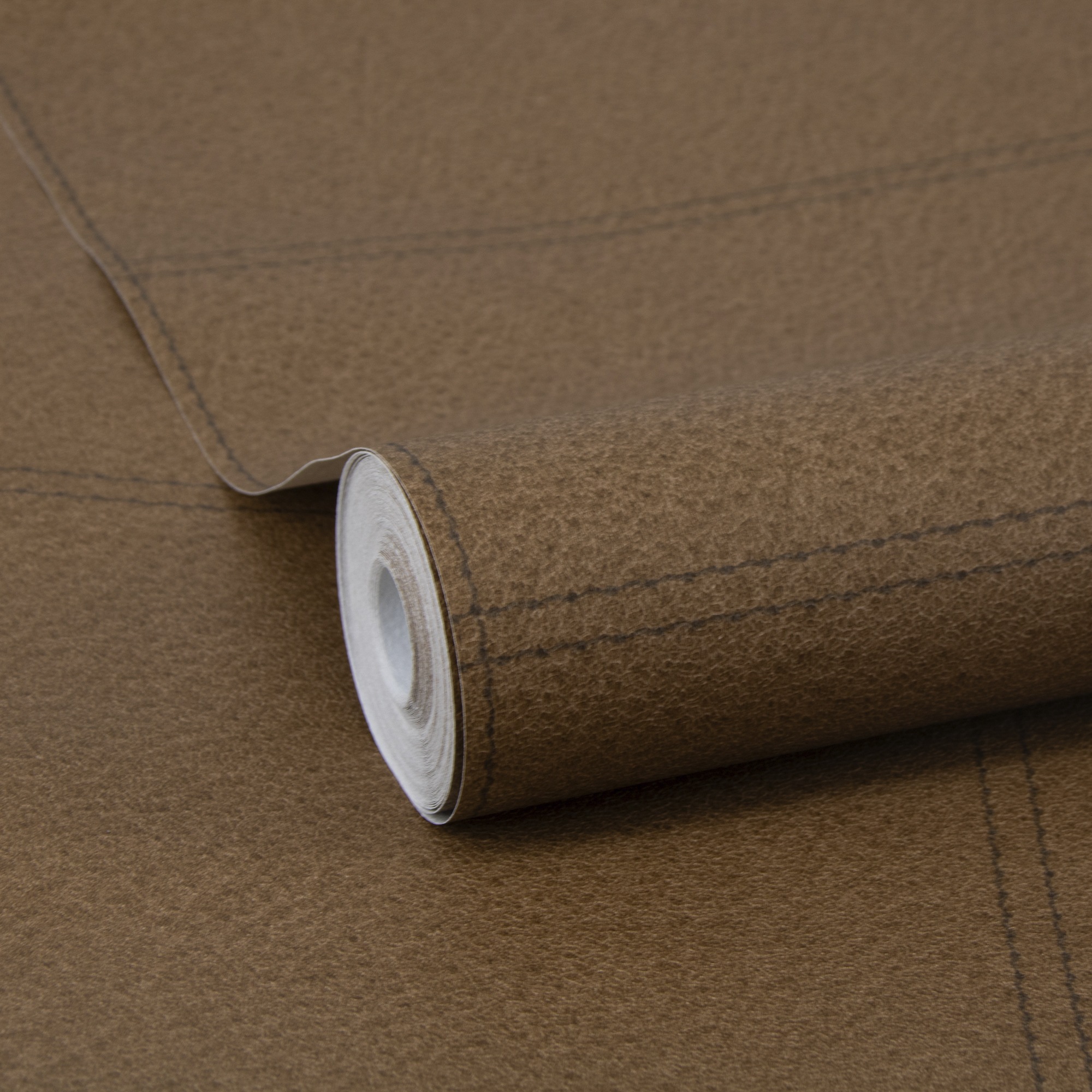 Easy Decor Vliestapete »Leder Cognac«, Lederoptik, Design Tapeten