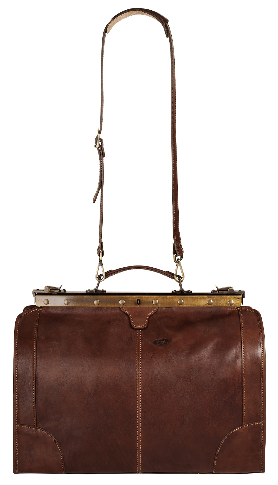 Piké Reisetasche »LOMBARDIA MEDIUM«, echt Leder, Made in Italy