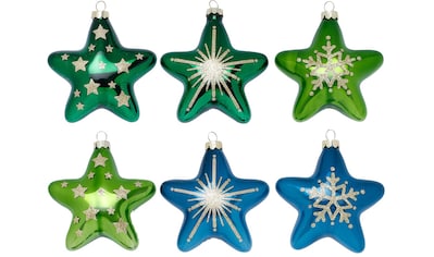 Christbaumschmuck »Brillant Nightfall, Weihnachtsdeko, Christbaumschmuck«, (Set, 6 tlg.)