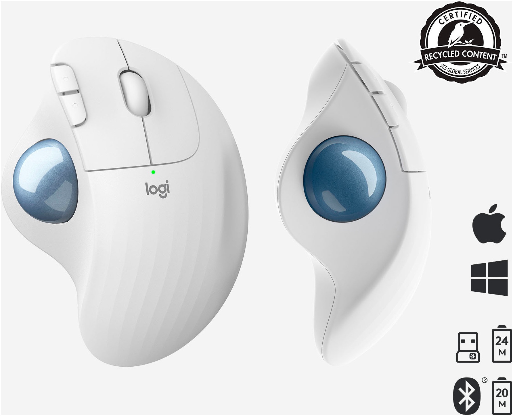 Logitech Maus »ERGO M575«, Bluetooth