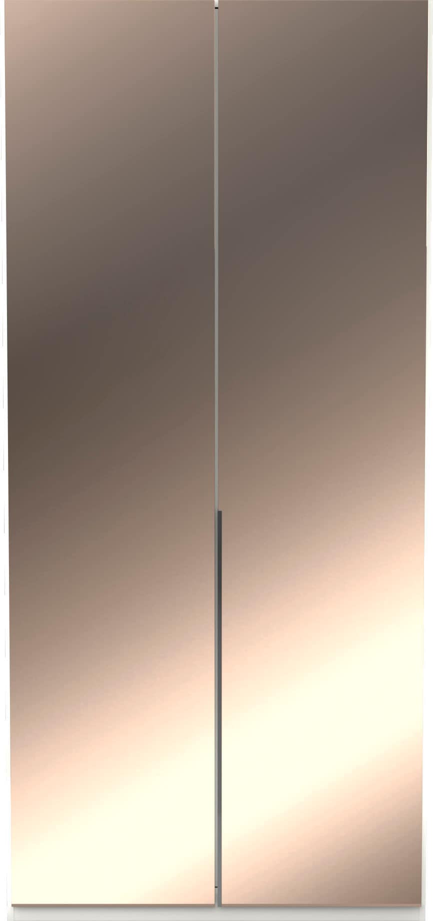 Musterring Drehtürenschrank »San Diego, Kleiderschrank, Schrank, Garderobe, mit Spiegel« weiß, Türen gedämpft,2 Höhen, mehrere Breiten, MADE IN GERMANY, 1 Stk. tlg.