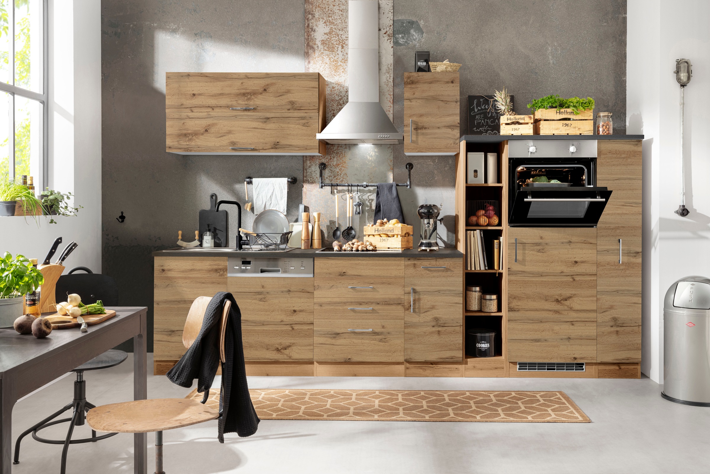 KOCHSTATION Küchenzeile "KS-Colmar", ohne E-Geräte, Breite 330 cm günstig online kaufen