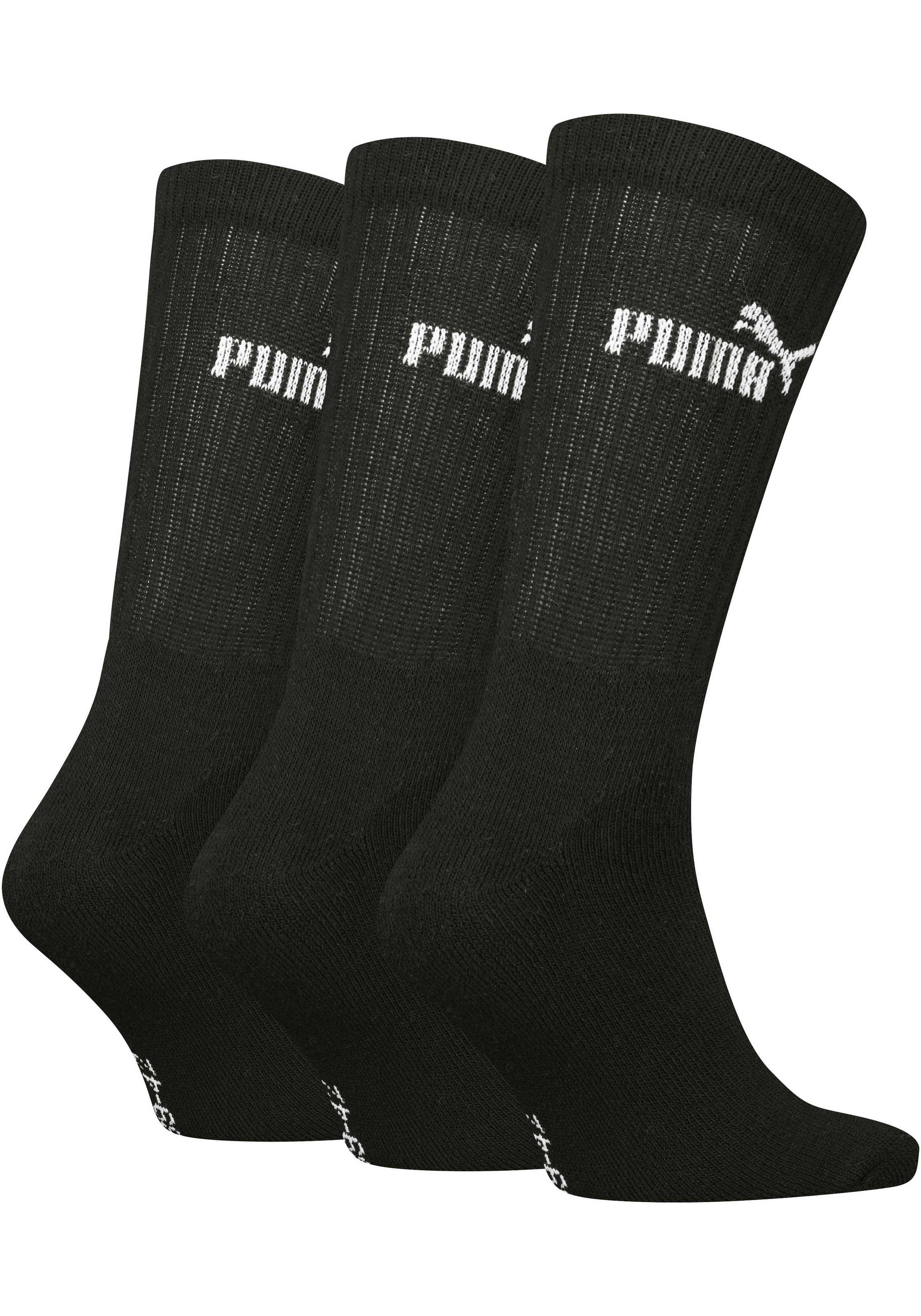 PUMA Freizeitsocken 3 Paar tlg. Atmungsaktiv, feuchtigkeitsregulierend, Str günstig online kaufen