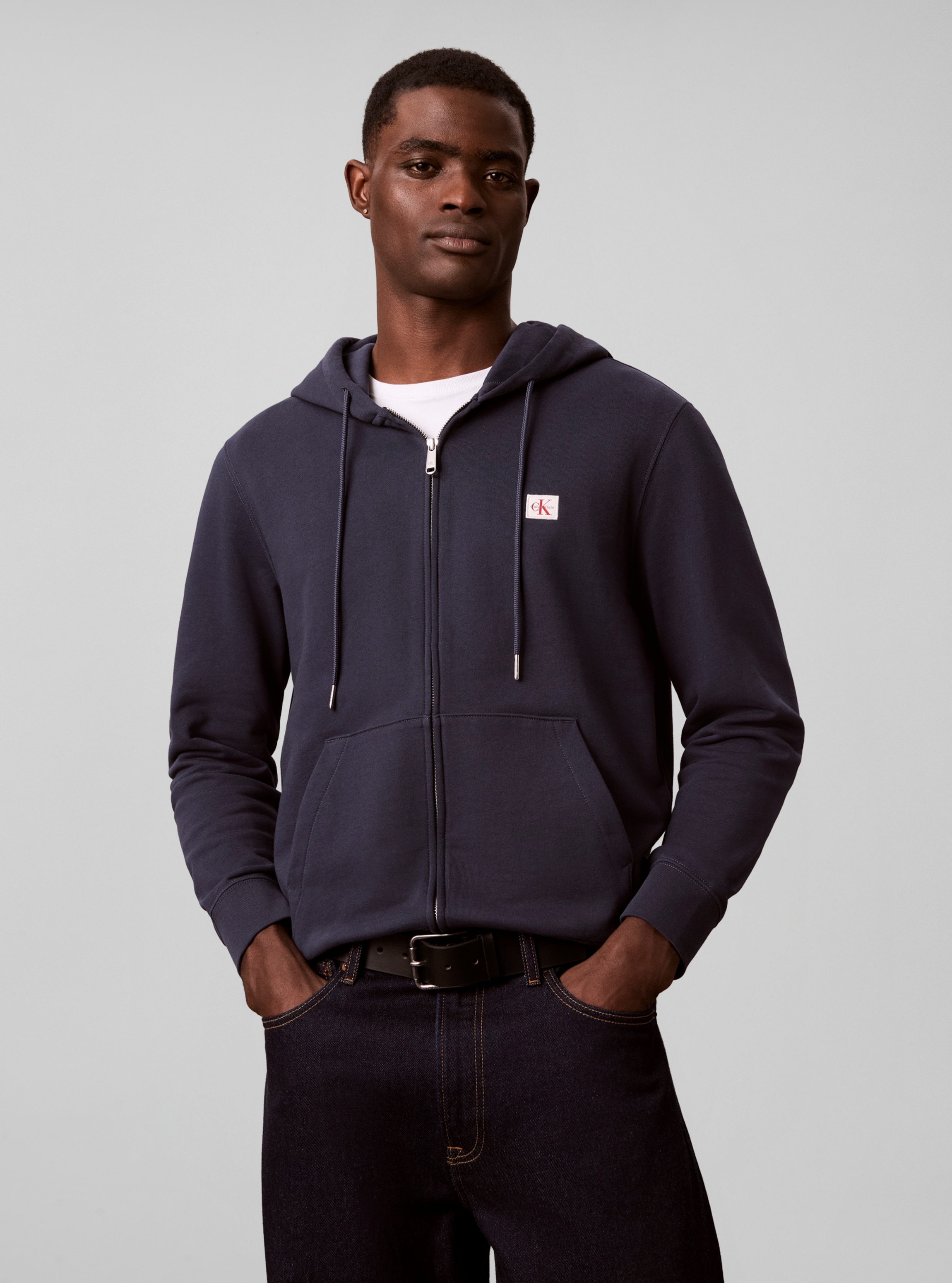 Calvin Klein Jeans Kapuzensweatshirt "WOVEN HOODIE", Regular fit mit Kapuze