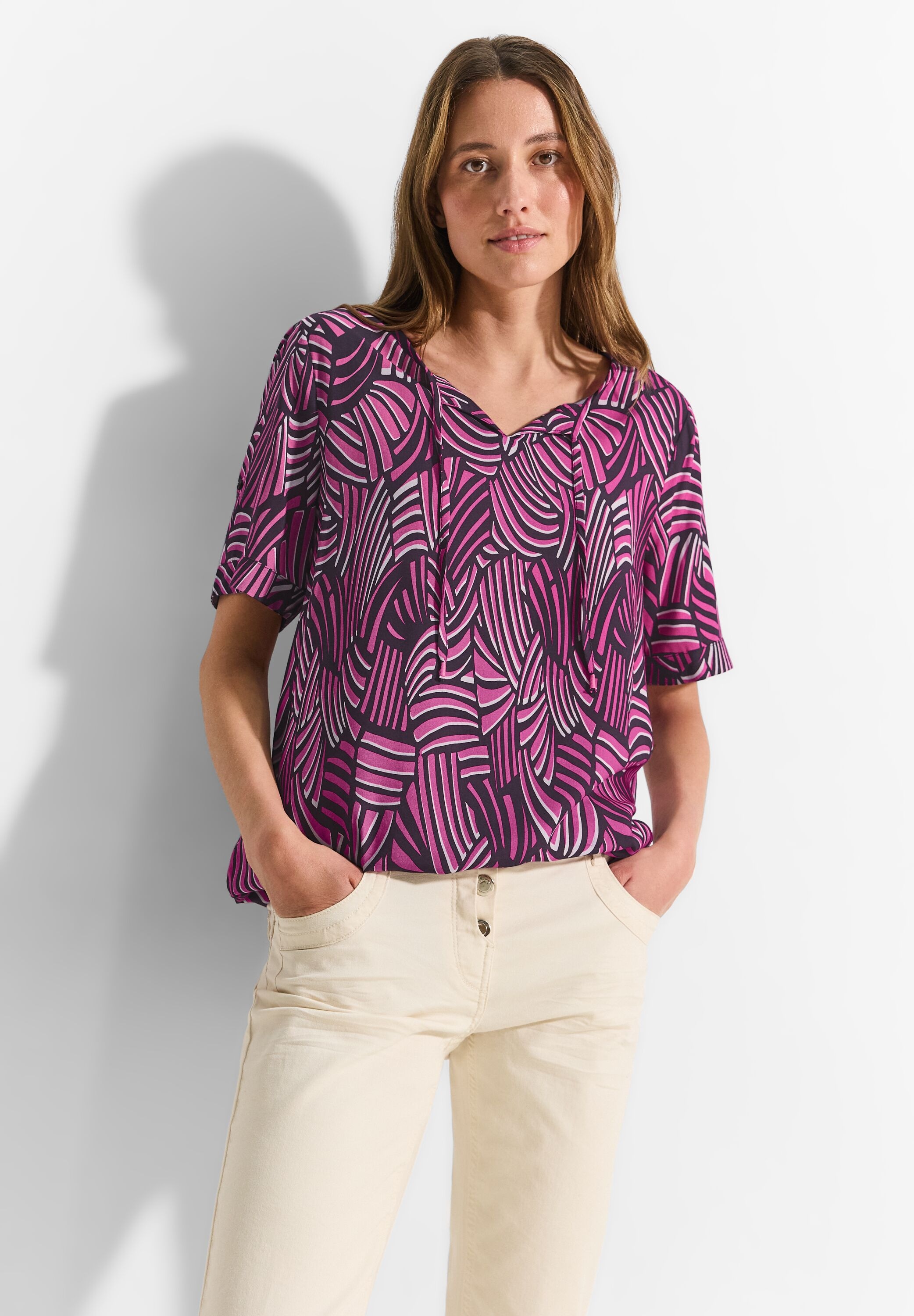 Cecil Shirtbluse, aus softer Viskose