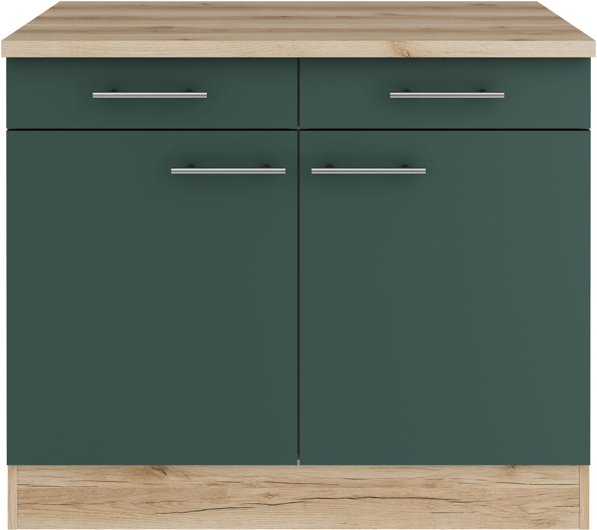 OPTIFIT Unterschrank »Bella« Breite 100 cm, mit 2 Türen und 2 Schubkästen