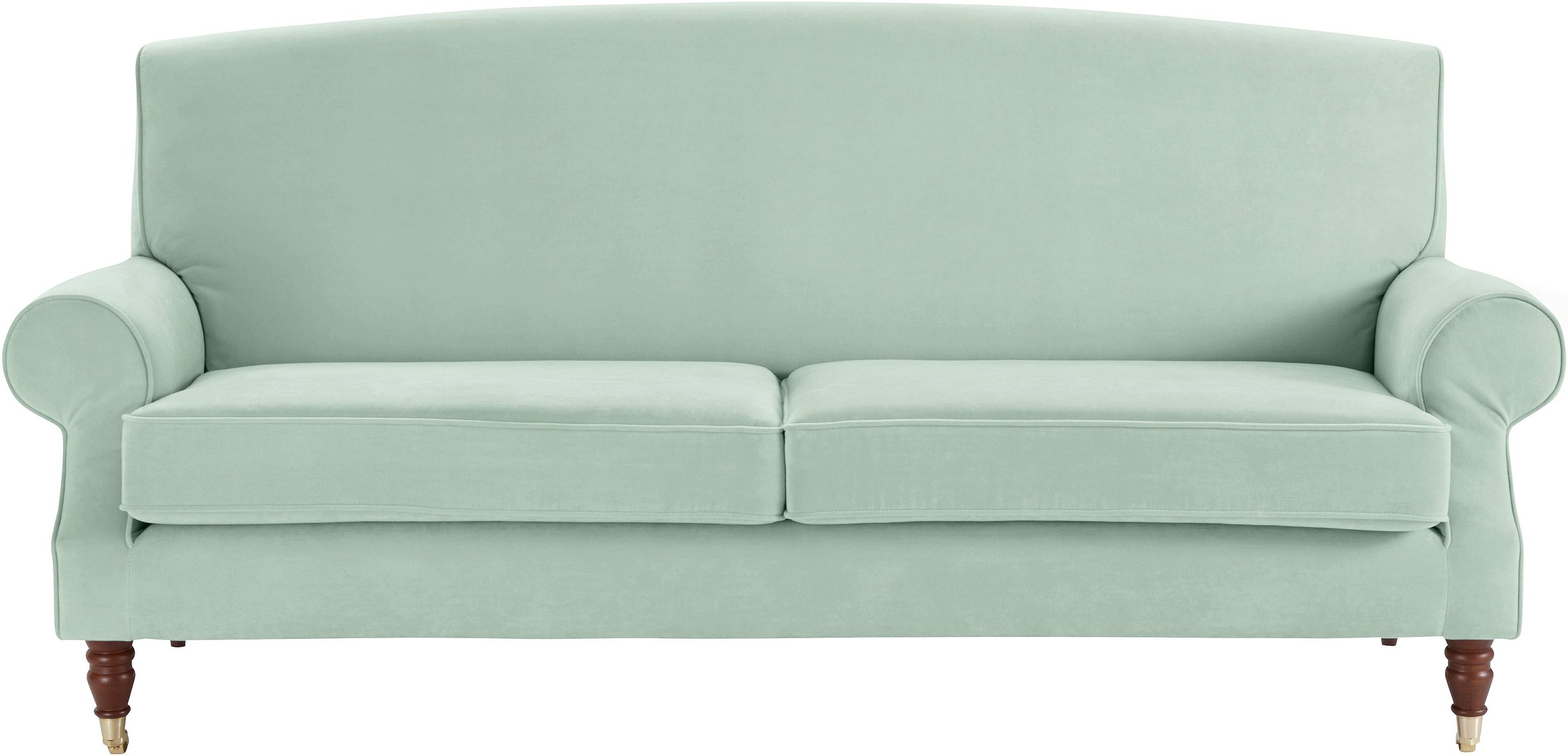 Home affaire 3-Sitzer "Rennes" in Samtoptik oder Baumwoll-Mix günstig online kaufen