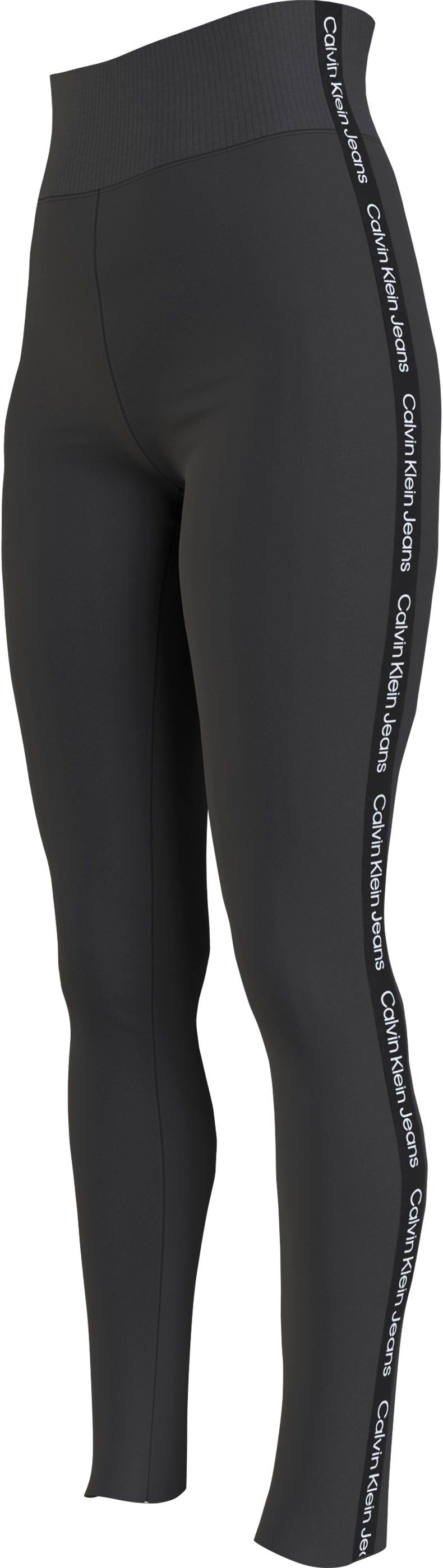 Calvin Klein BAUR Leggings, seitlichem kaufen mit | Jeans Logo-Tape für