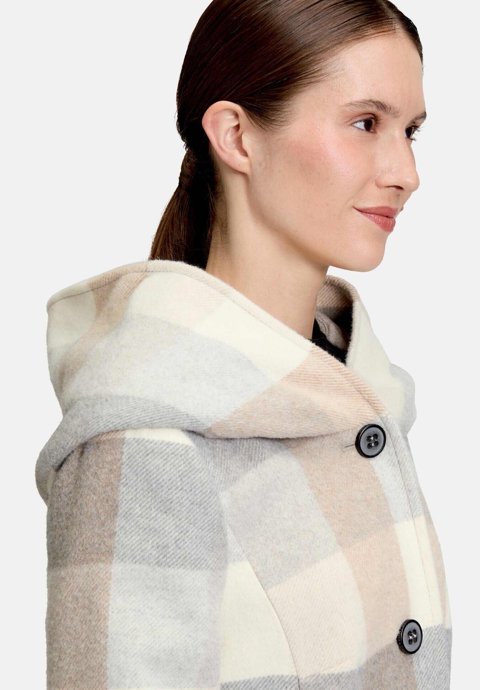 Amber & June Kurzjacke »Damen mit Kapuze« mit Kapuze