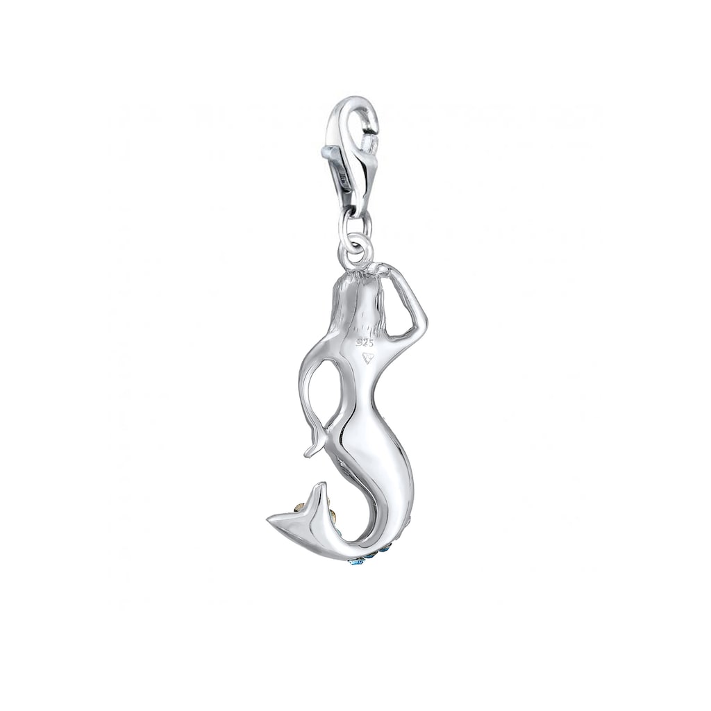 Nenalina Charm-Einhänger »Meerjungfrau Kristalle 925 Silber«