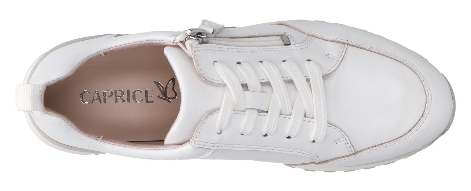 Caprice Keilsneaker, Freizeitschuh, Halbschuh, Schnürschuh in Komfortweite G (= weit)