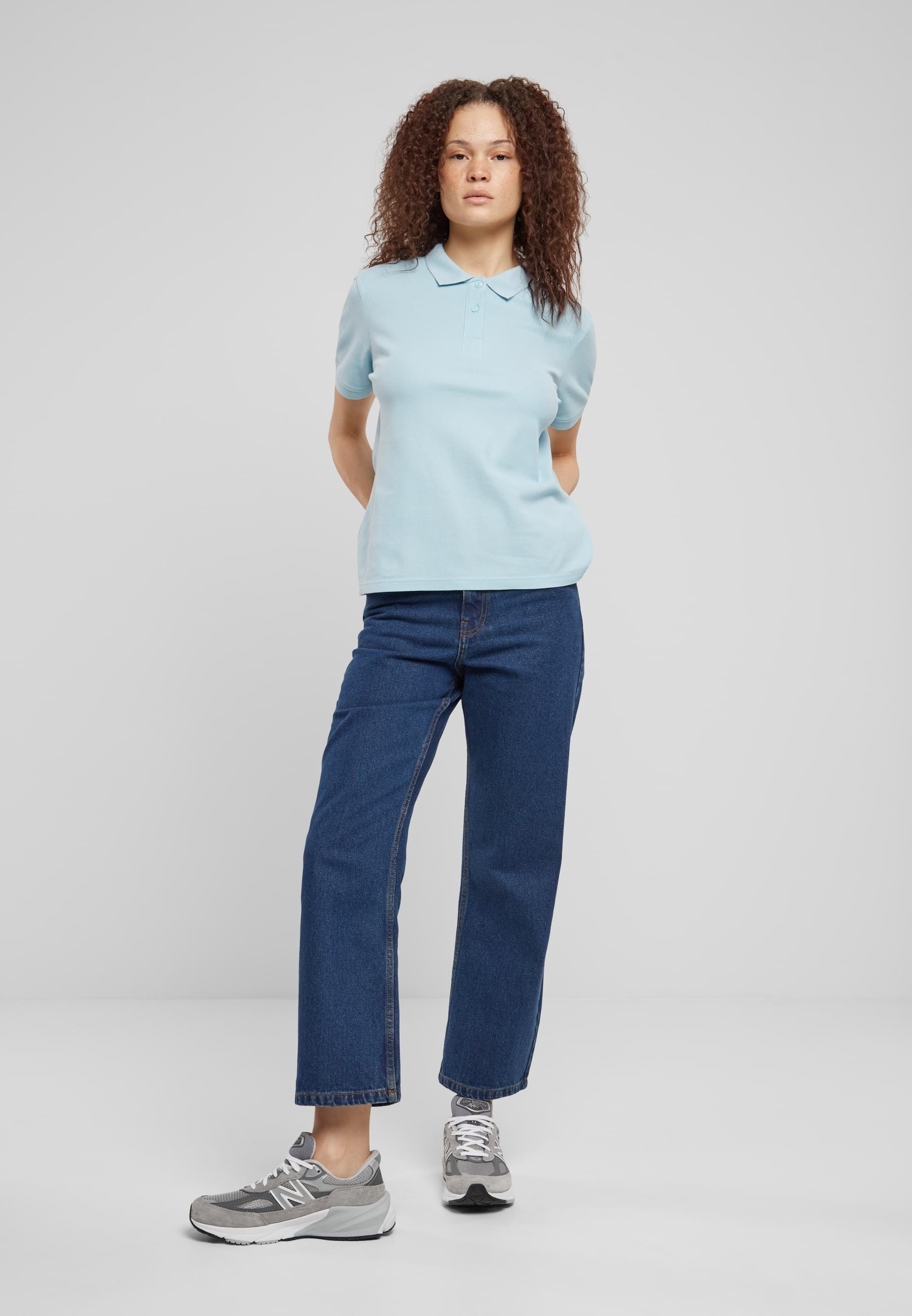 URBAN CLASSICS Poloshirt »Urban Classics Ladies Polo Shirt«, (1 tlg.)