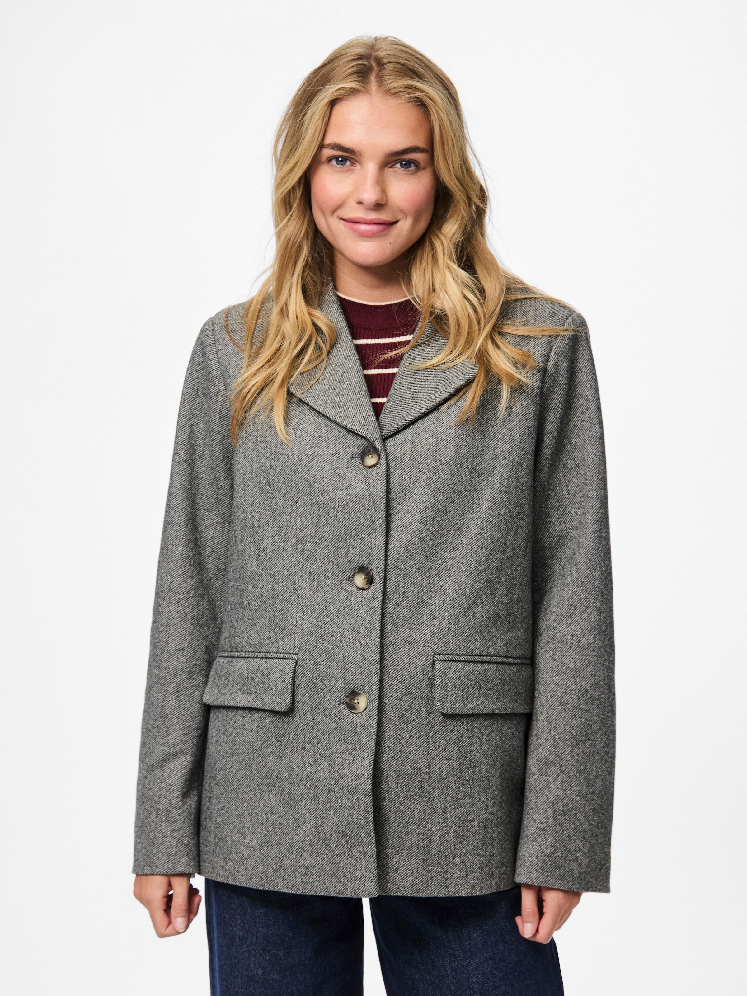 pieces Hemdjacke "PCBIANCA LS BLAZER JACKET NOOS" günstig online kaufen