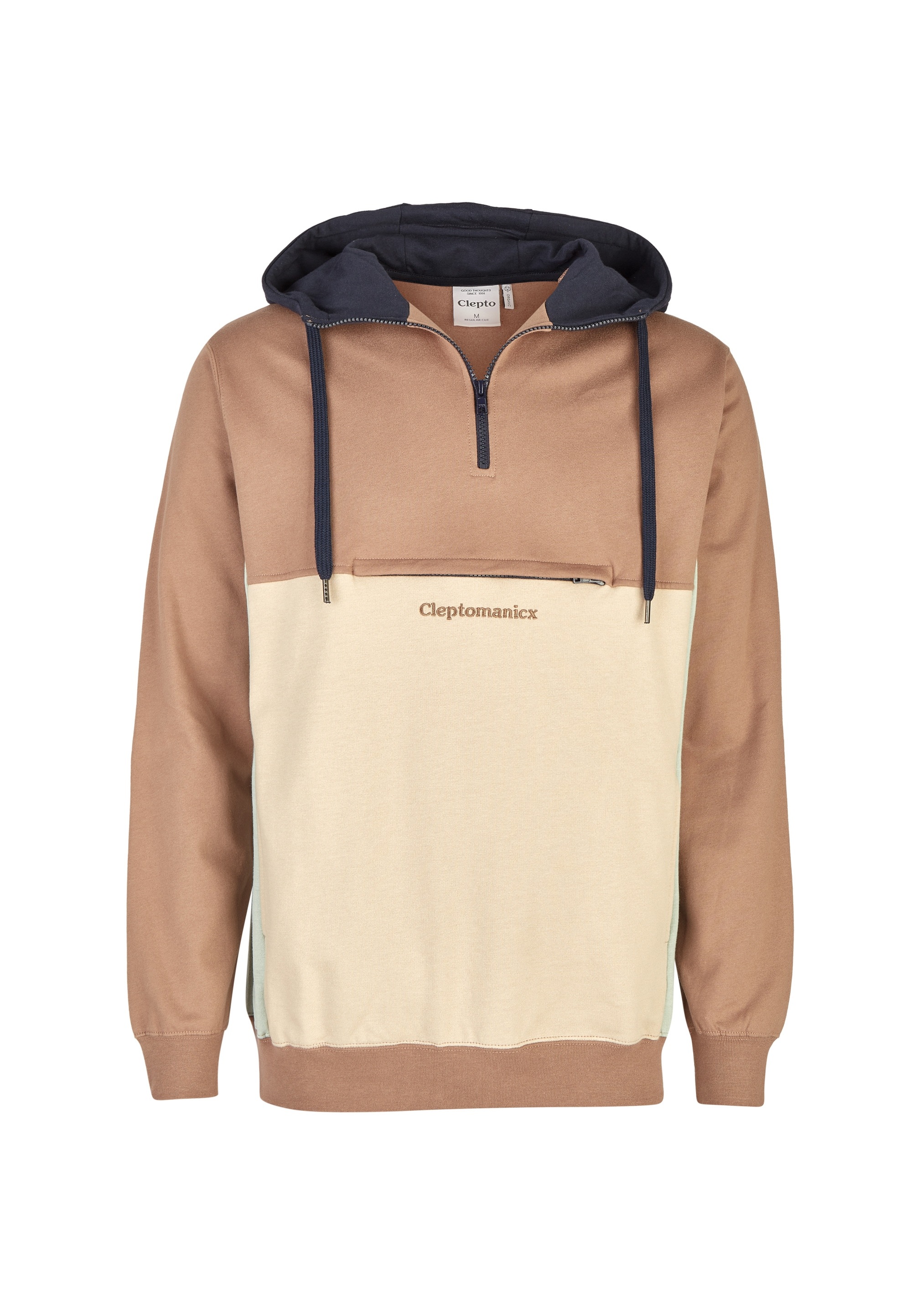 Cleptomanicx Kapuzensweatshirt »Hooded Block«, im lässigen Color-Blocking-Stil