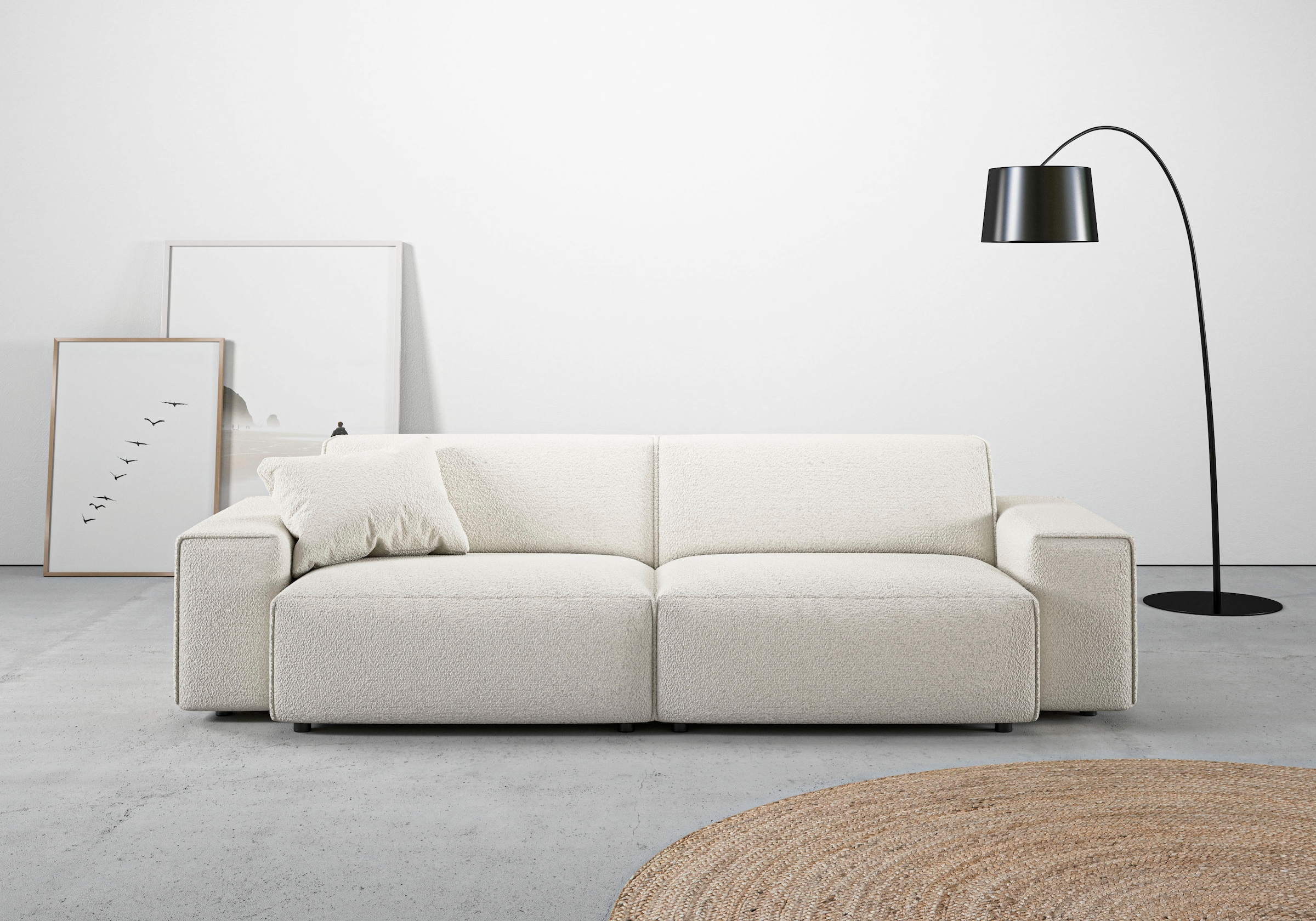 Home affaire Big-Sofa "Glimminge auch in Breitcord, Feincord + Easy care-Be günstig online kaufen