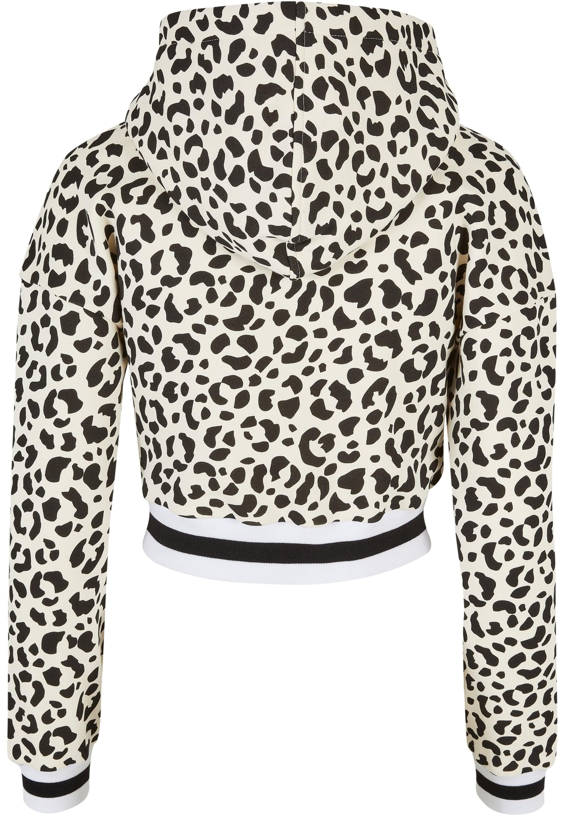 URBAN CLASSICS Kapuzenpullover »Urban Classics Damen Ladies Short AOP College Hoody«, (1 tlg.)