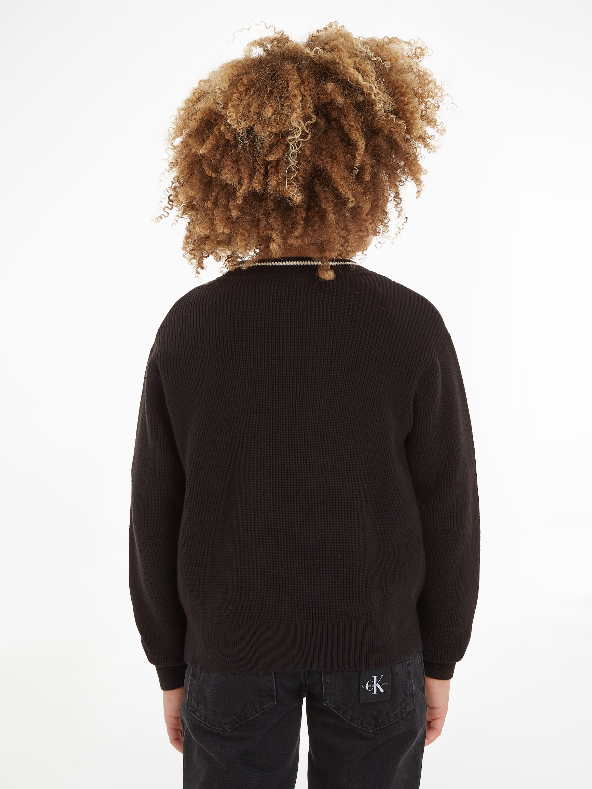 Calvin Klein Jeans V-Ausschnitt-Pullover »CEREMONY RELAXED SWEATER«