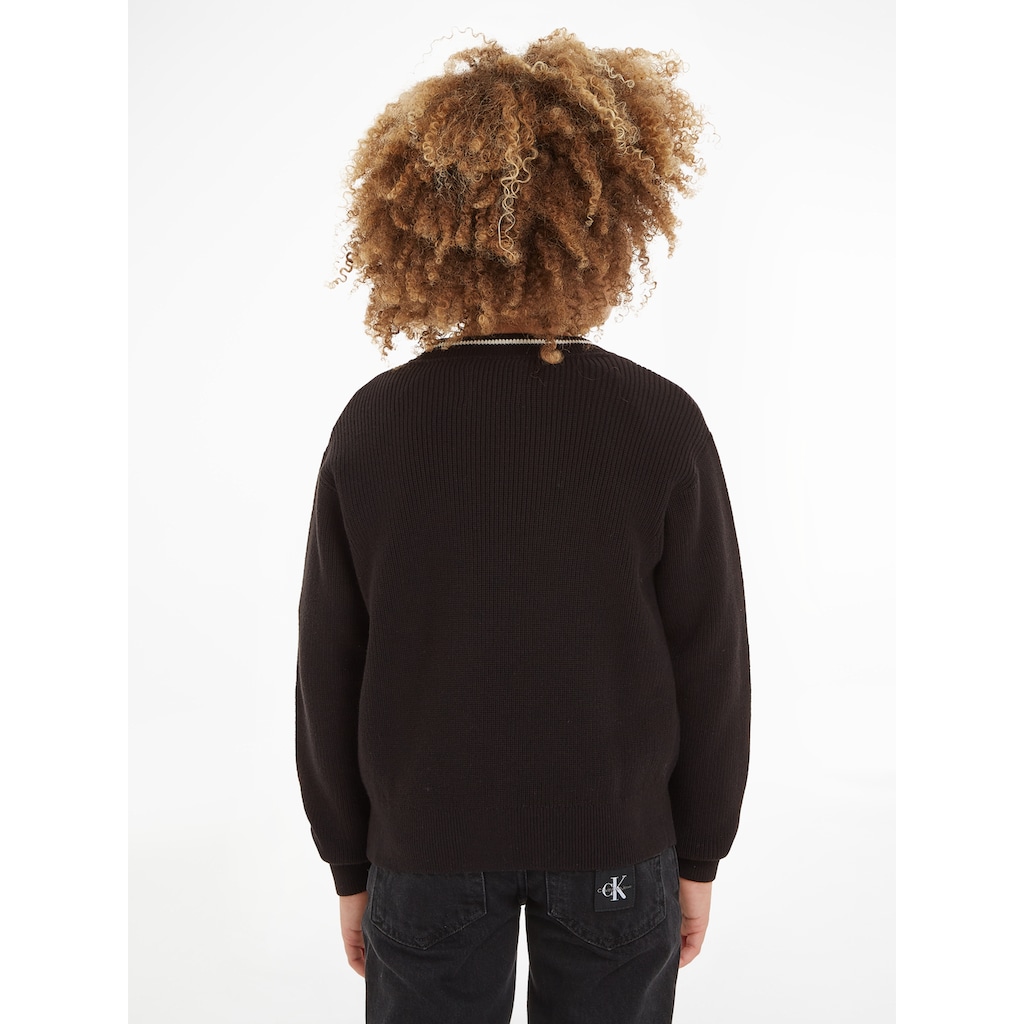 Calvin Klein Jeans V-Ausschnitt-Pullover »CEREMONY RELAXED SWEATER«