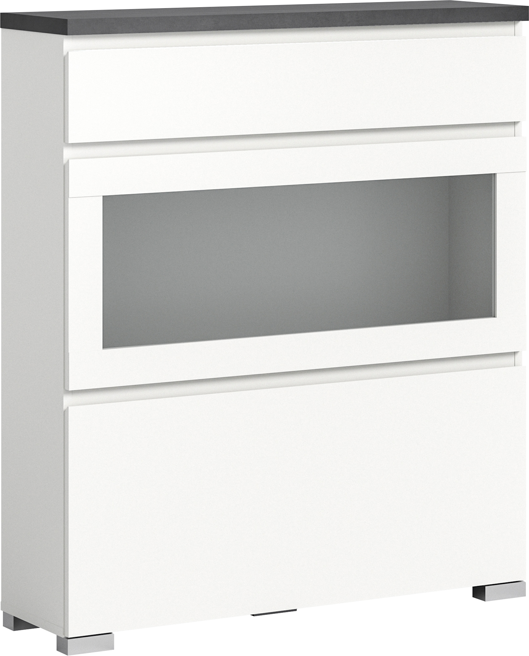 Home affaire Schuhschrank "Skoskap, Tiefe 27cm, 2 Klappen, 1 Schubkasten, P günstig online kaufen